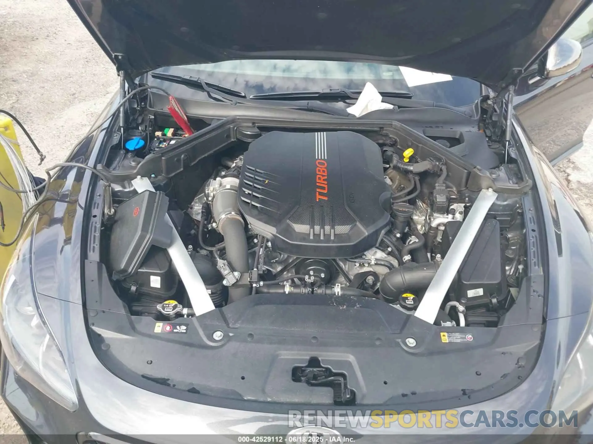 10 Photograph of a damaged car KNAE55LC1K6055502 KIA STINGER 2019
