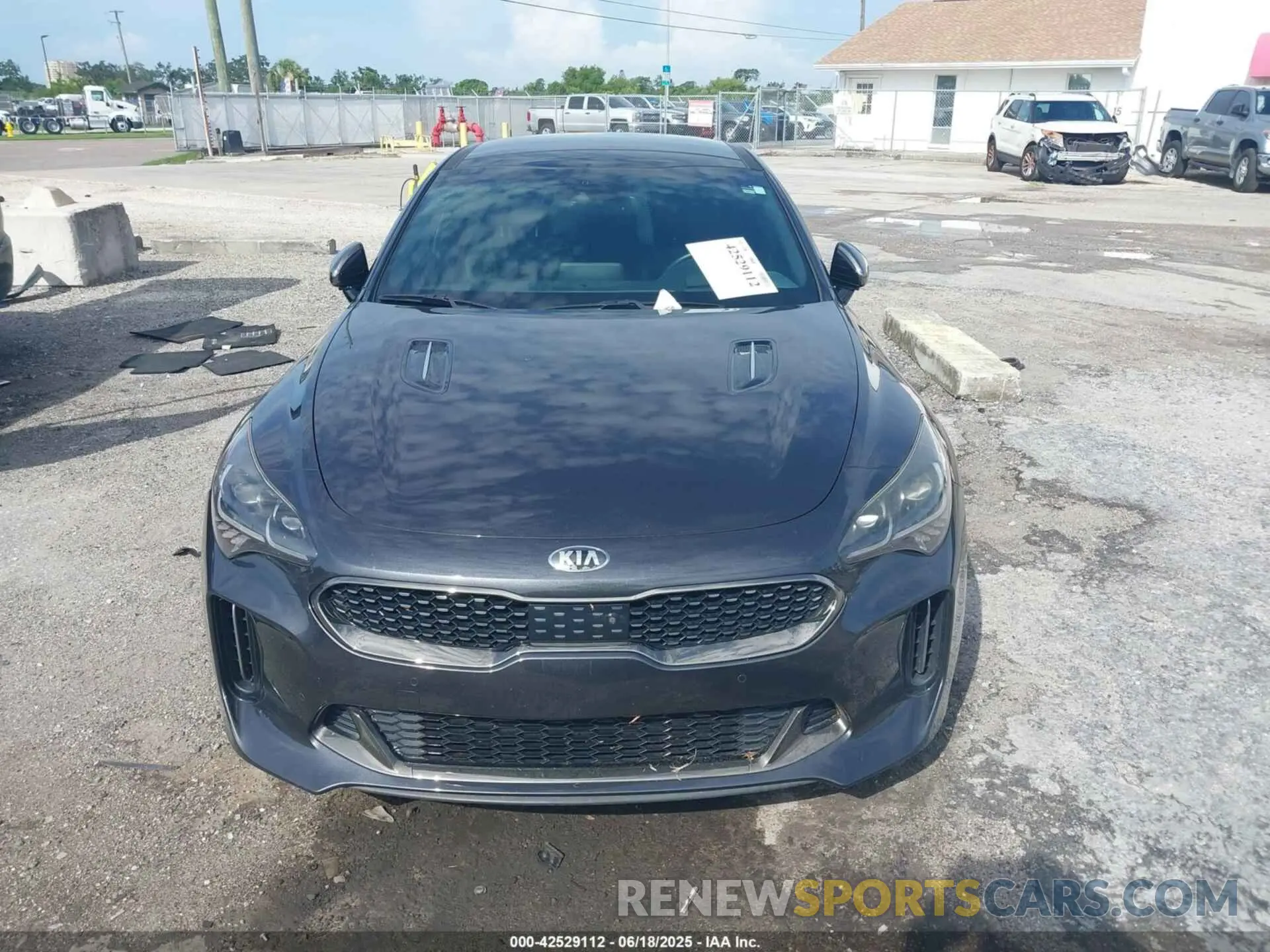 12 Photograph of a damaged car KNAE55LC1K6055502 KIA STINGER 2019