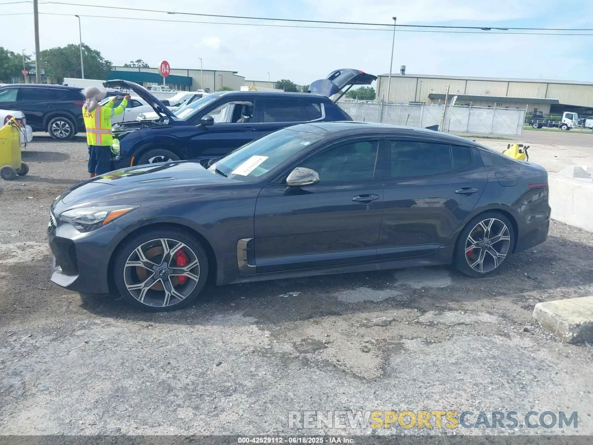 14 Photograph of a damaged car KNAE55LC1K6055502 KIA STINGER 2019