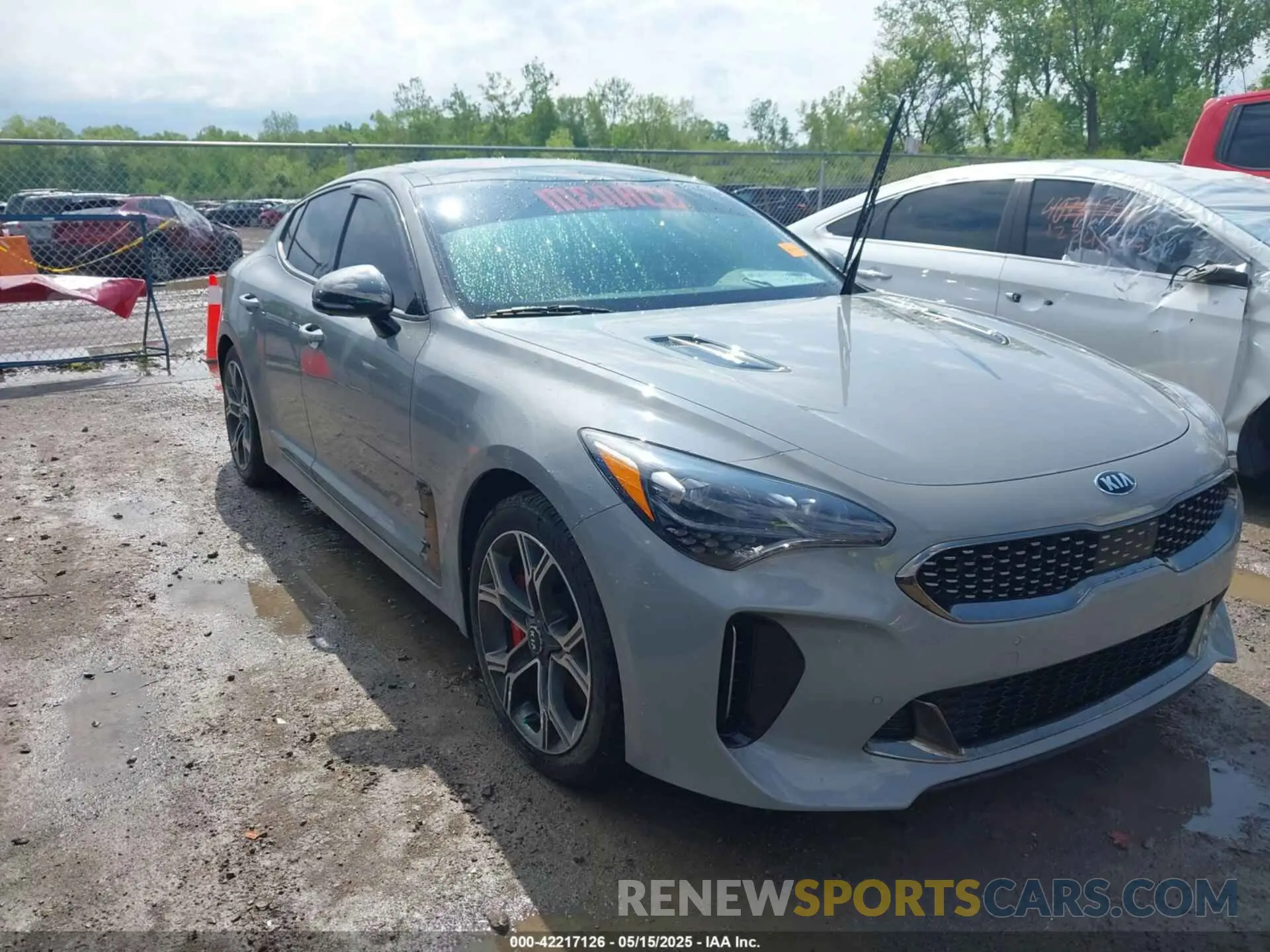 1 Photograph of a damaged car KNAE55LC1K6069433 KIA STINGER 2019
