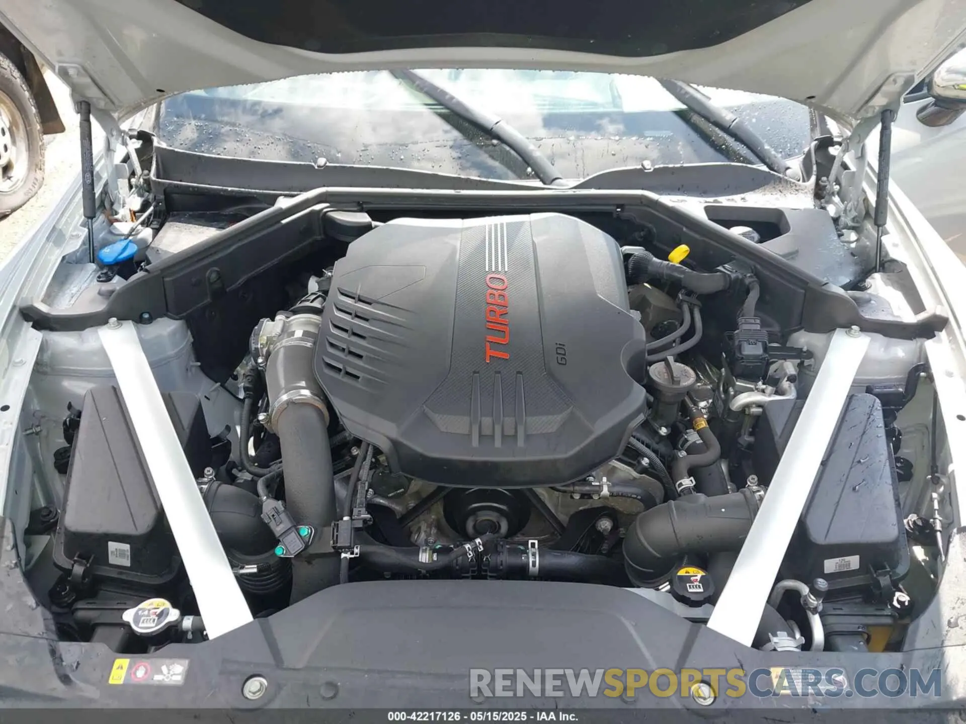 10 Photograph of a damaged car KNAE55LC1K6069433 KIA STINGER 2019