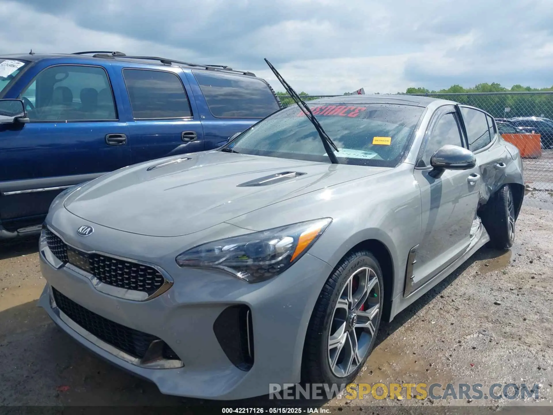 2 Photograph of a damaged car KNAE55LC1K6069433 KIA STINGER 2019
