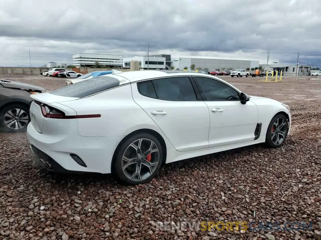 3 Photograph of a damaged car KNAE55LC2K6042774 KIA STINGER 2019