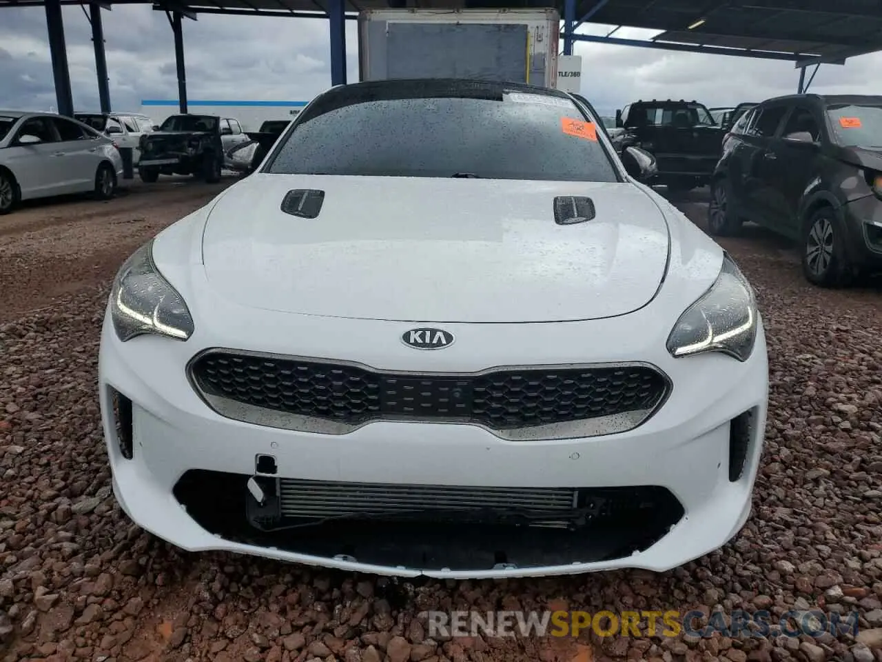 5 Photograph of a damaged car KNAE55LC2K6042774 KIA STINGER 2019