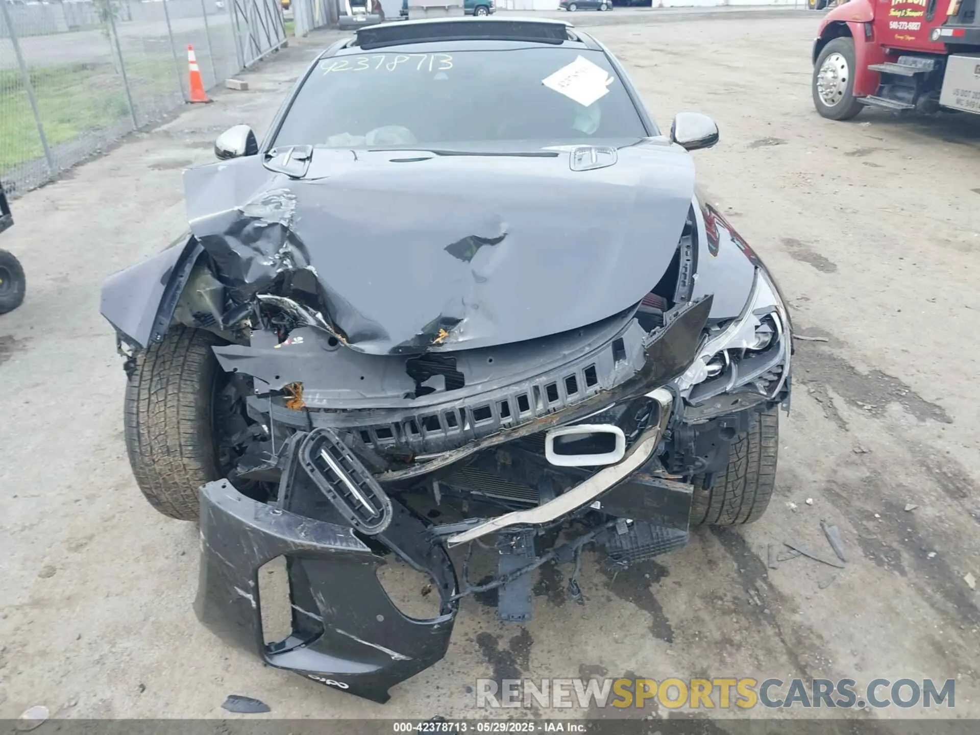 12 Photograph of a damaged car KNAE55LC2K6056528 KIA STINGER 2019