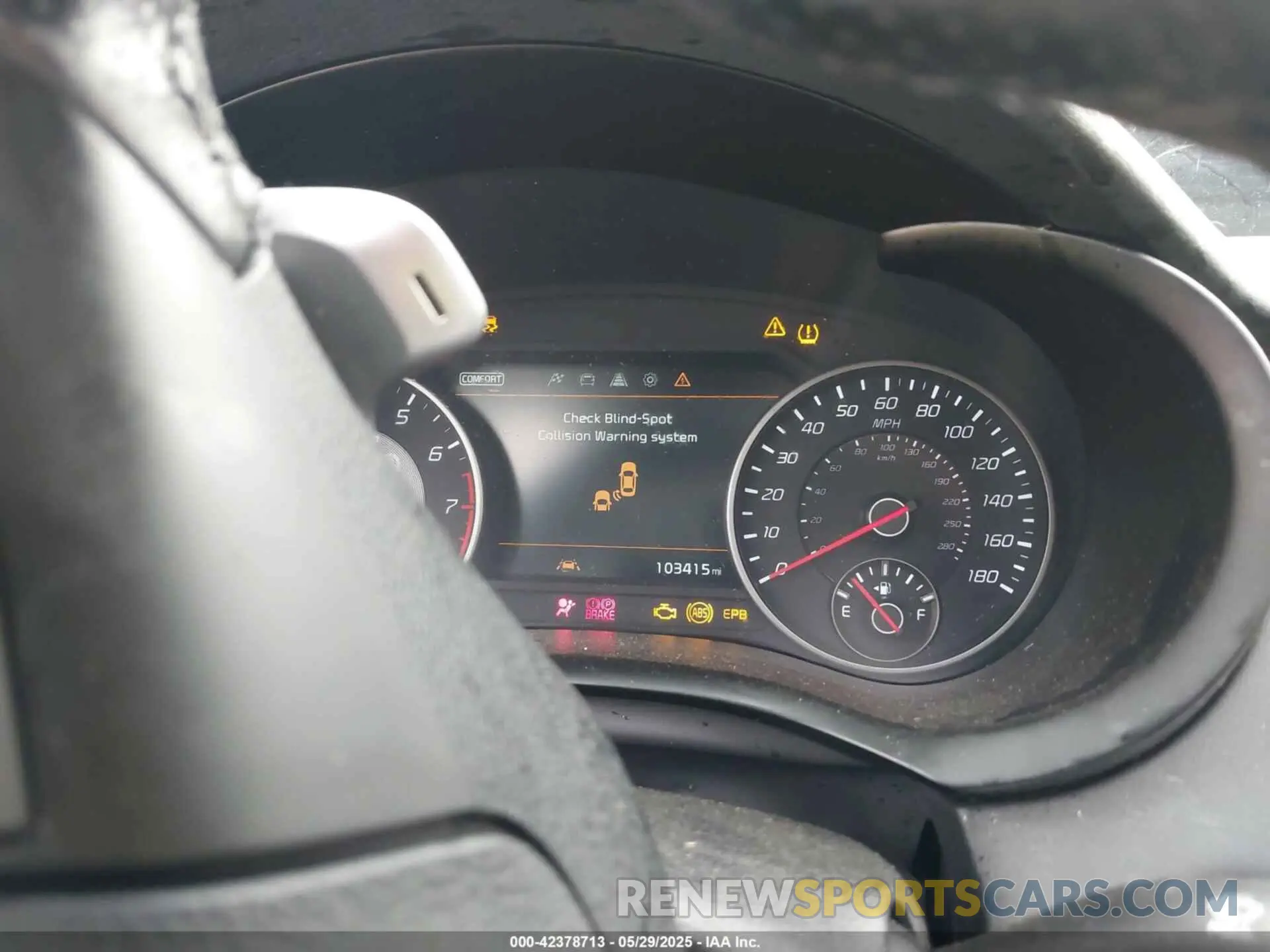 7 Photograph of a damaged car KNAE55LC2K6056528 KIA STINGER 2019