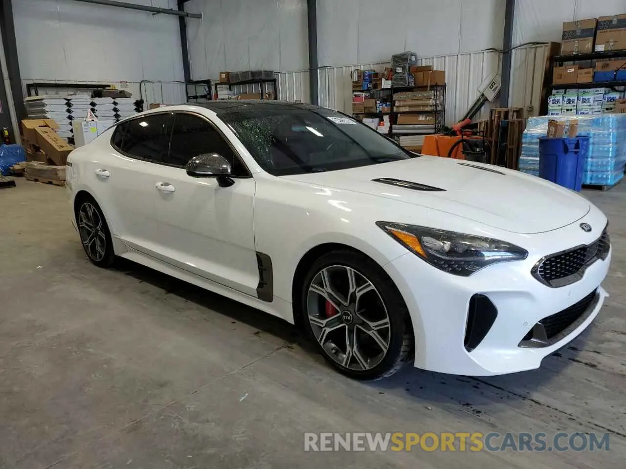 4 Photograph of a damaged car KNAE55LC2K6068081 KIA STINGER 2019