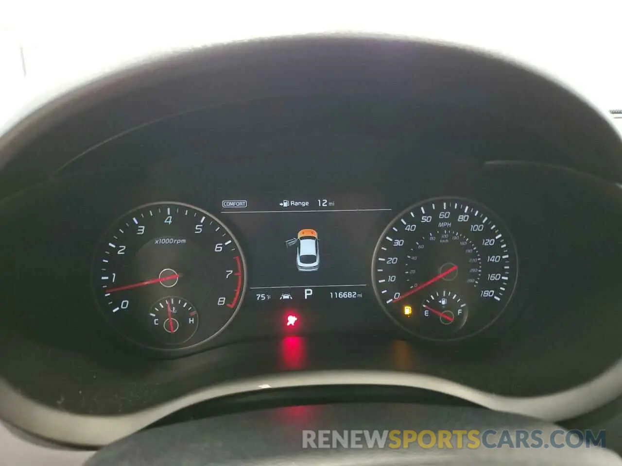 9 Photograph of a damaged car KNAE55LC2K6068081 KIA STINGER 2019