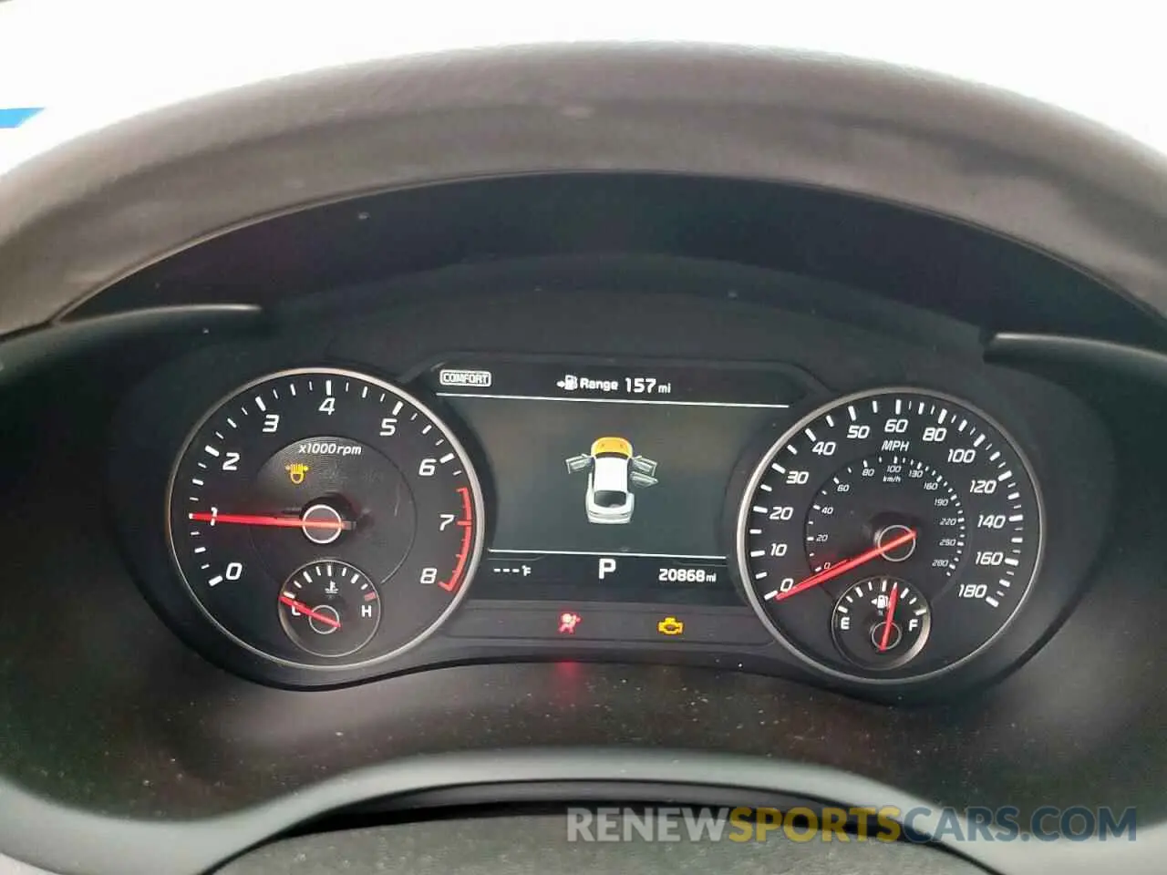 9 Photograph of a damaged car KNAE55LC2K6068100 KIA STINGER 2019