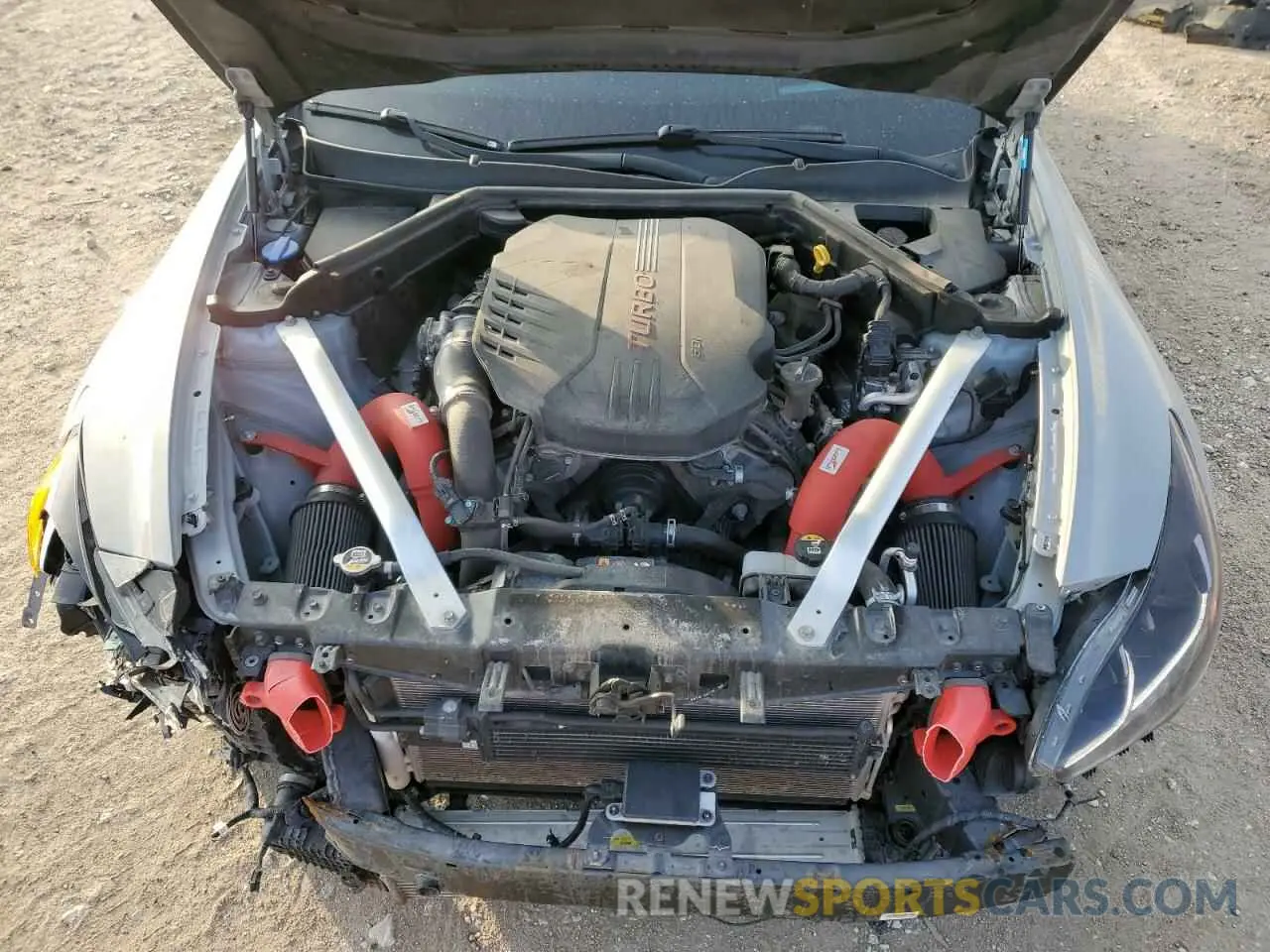 11 Photograph of a damaged car KNAE55LC3K6064265 KIA STINGER 2019