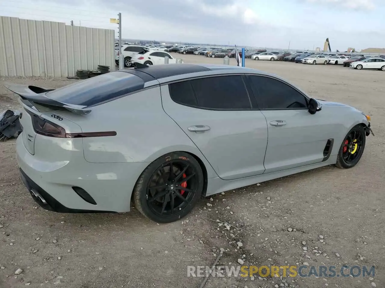 3 Photograph of a damaged car KNAE55LC3K6064265 KIA STINGER 2019