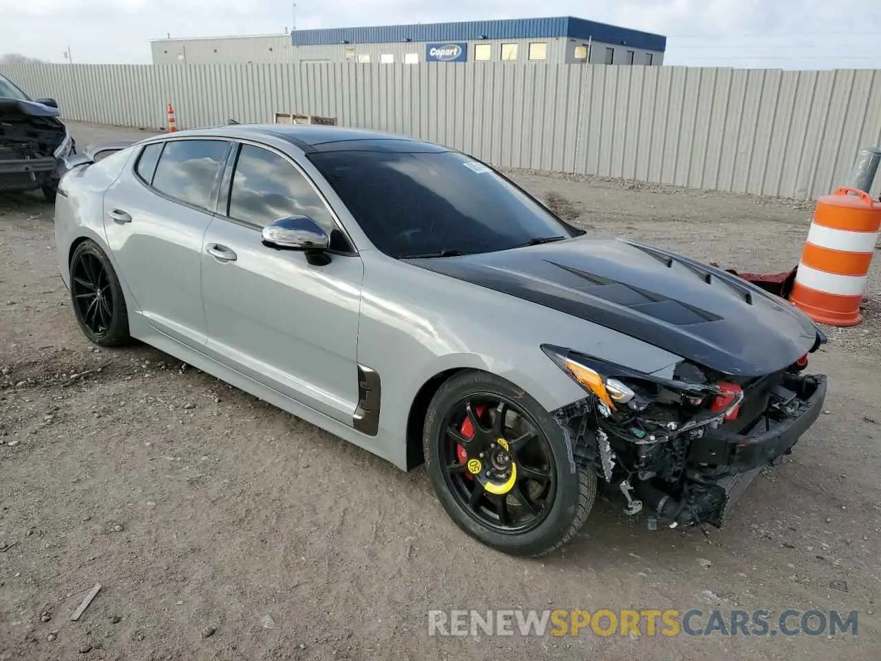 4 Photograph of a damaged car KNAE55LC3K6064265 KIA STINGER 2019