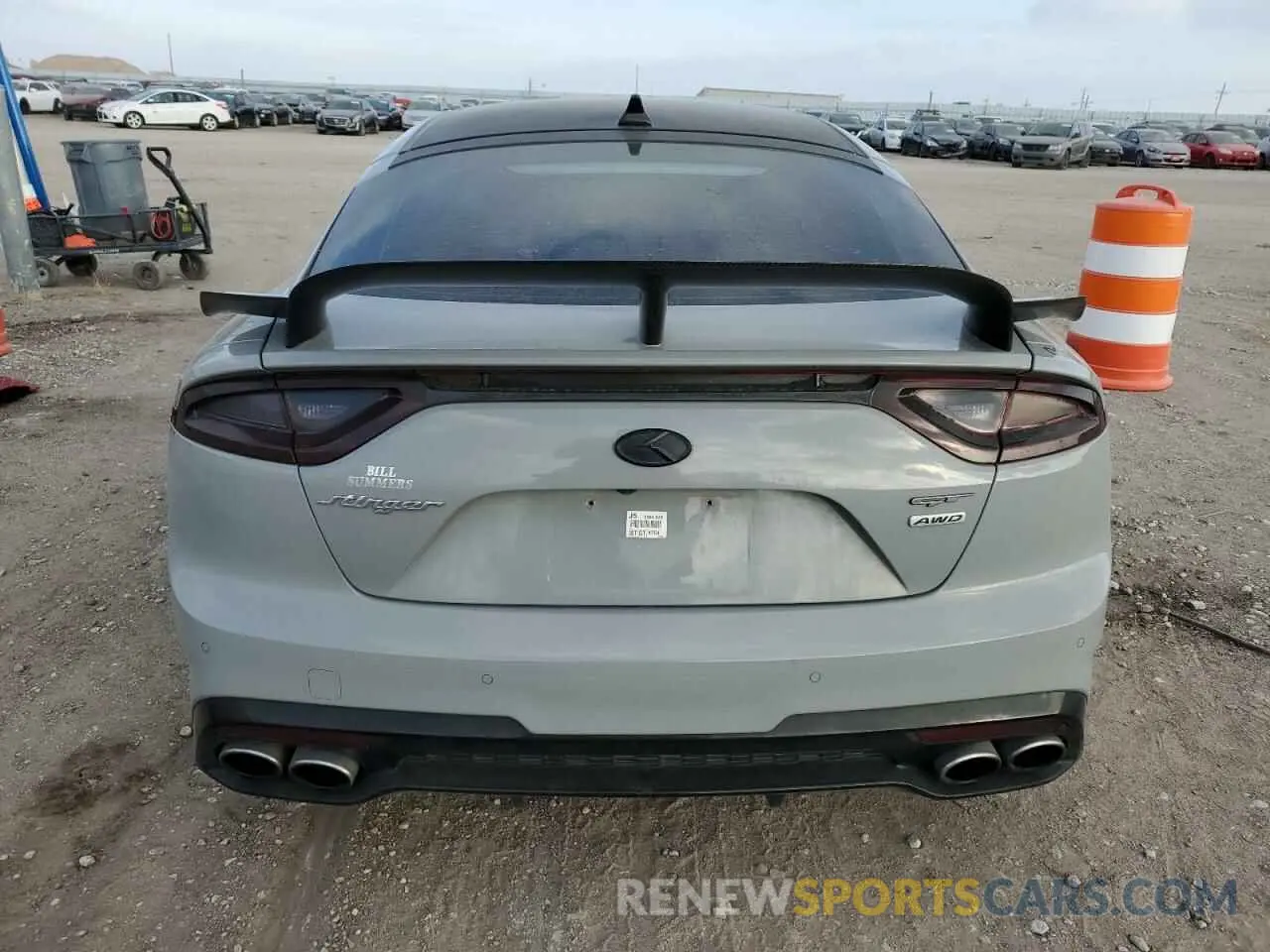 6 Photograph of a damaged car KNAE55LC3K6064265 KIA STINGER 2019