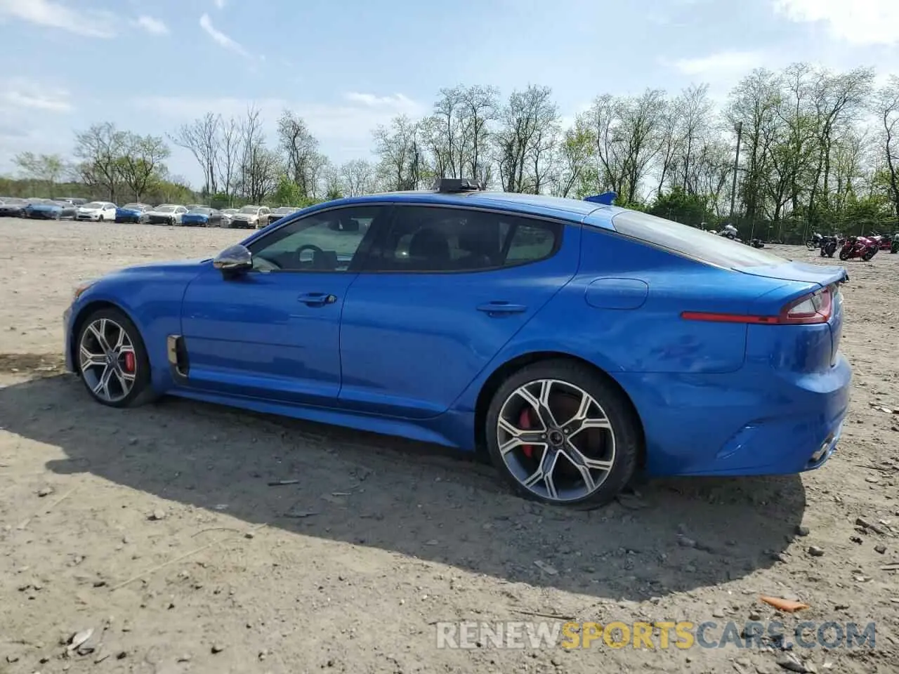 2 Photograph of a damaged car KNAE55LC4K6059186 KIA STINGER 2019
