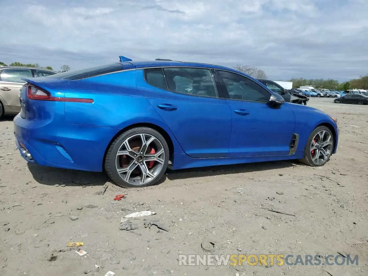 3 Photograph of a damaged car KNAE55LC4K6059186 KIA STINGER 2019