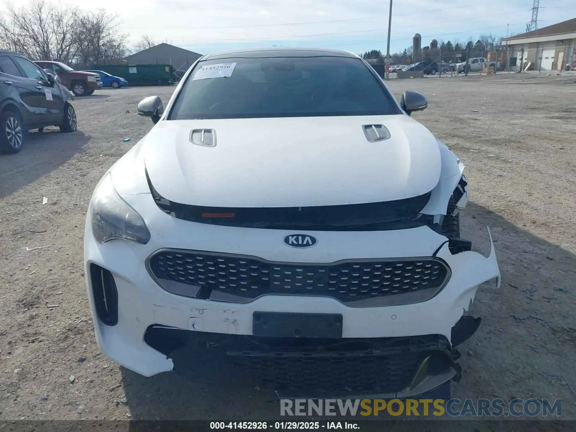 12 Photograph of a damaged car KNAE55LC4K6060015 KIA STINGER 2019
