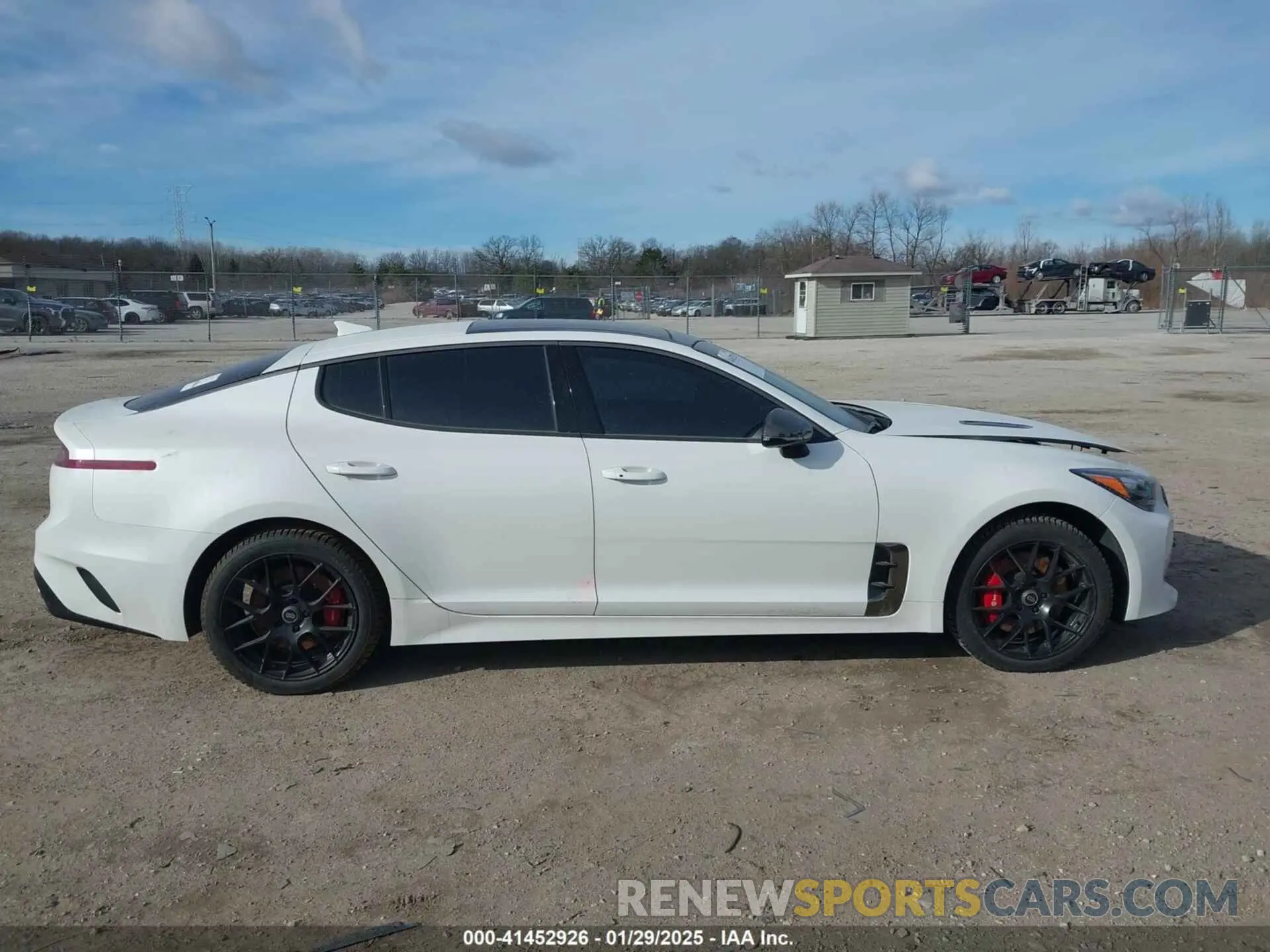 13 Photograph of a damaged car KNAE55LC4K6060015 KIA STINGER 2019