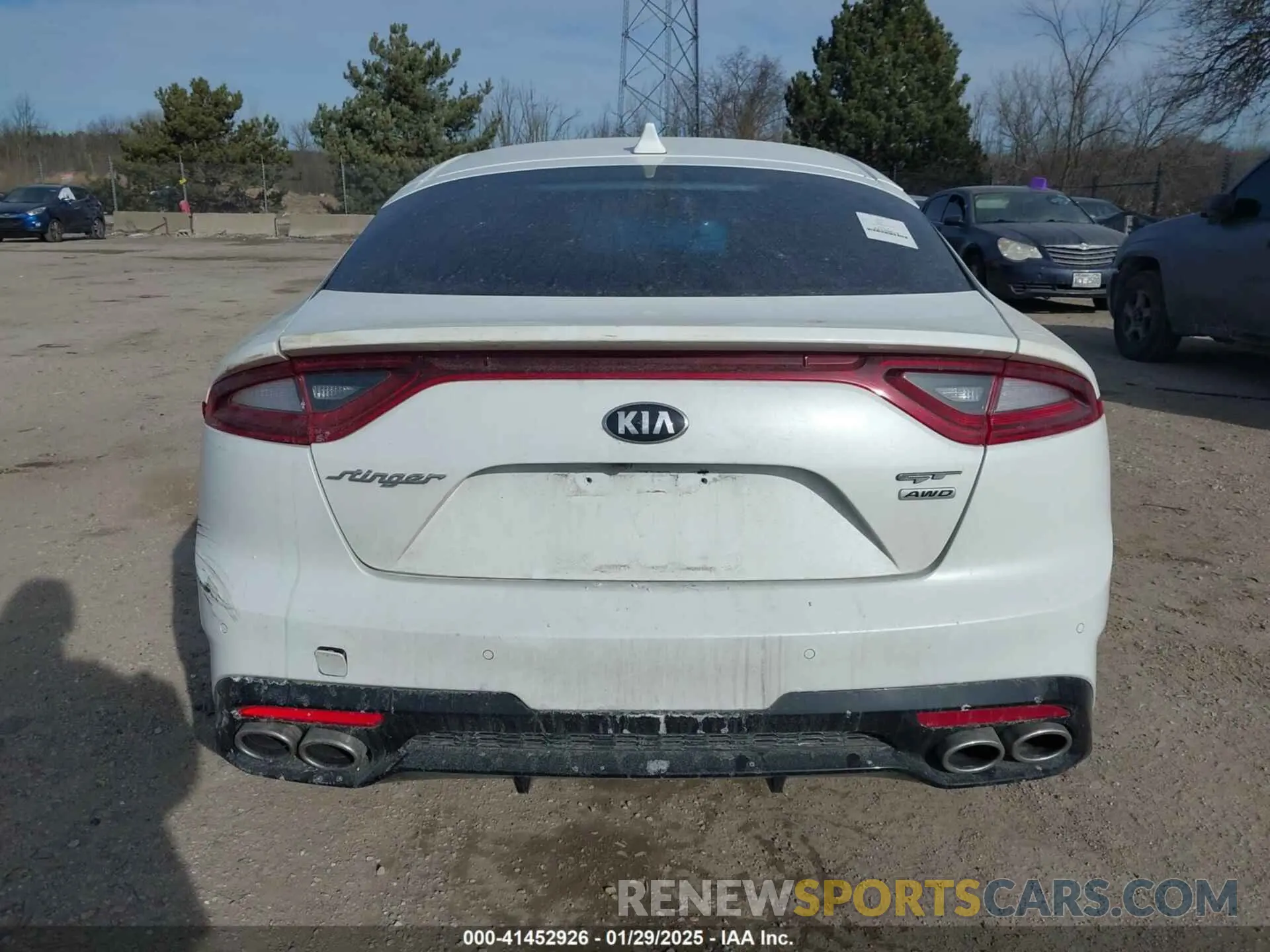 16 Photograph of a damaged car KNAE55LC4K6060015 KIA STINGER 2019