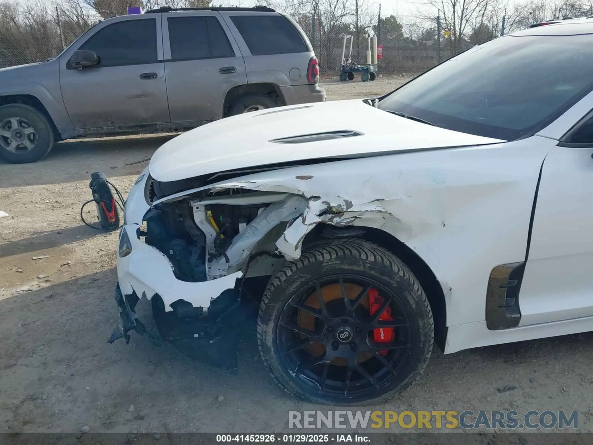 17 Photograph of a damaged car KNAE55LC4K6060015 KIA STINGER 2019