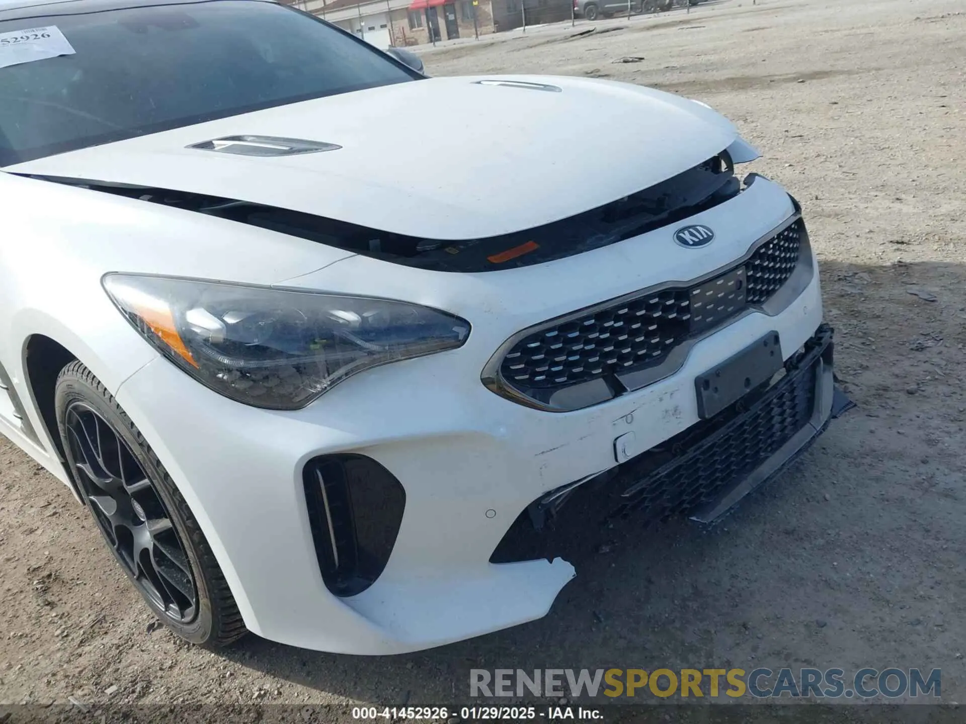 19 Photograph of a damaged car KNAE55LC4K6060015 KIA STINGER 2019