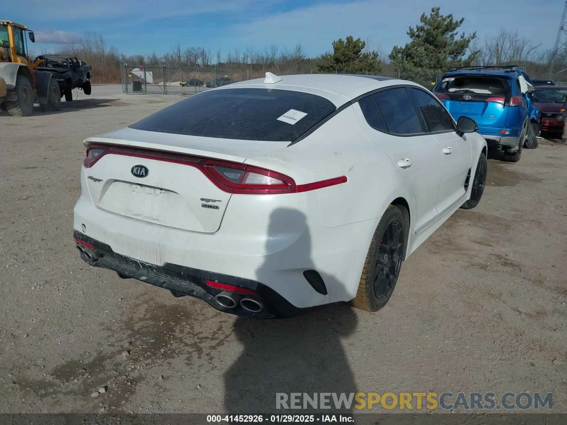 4 Photograph of a damaged car KNAE55LC4K6060015 KIA STINGER 2019