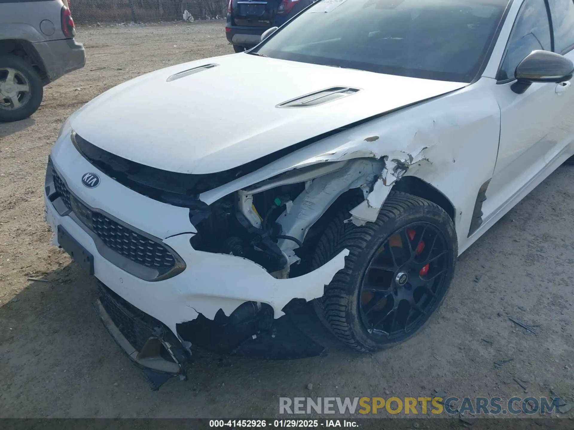 6 Photograph of a damaged car KNAE55LC4K6060015 KIA STINGER 2019