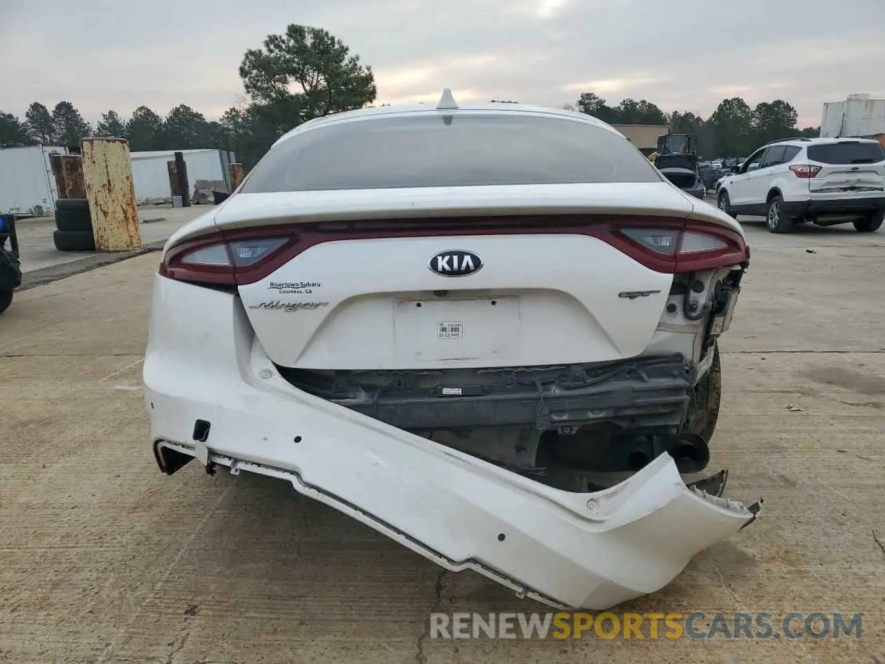 6 Photograph of a damaged car KNAE55LC5K6064817 KIA STINGER 2019