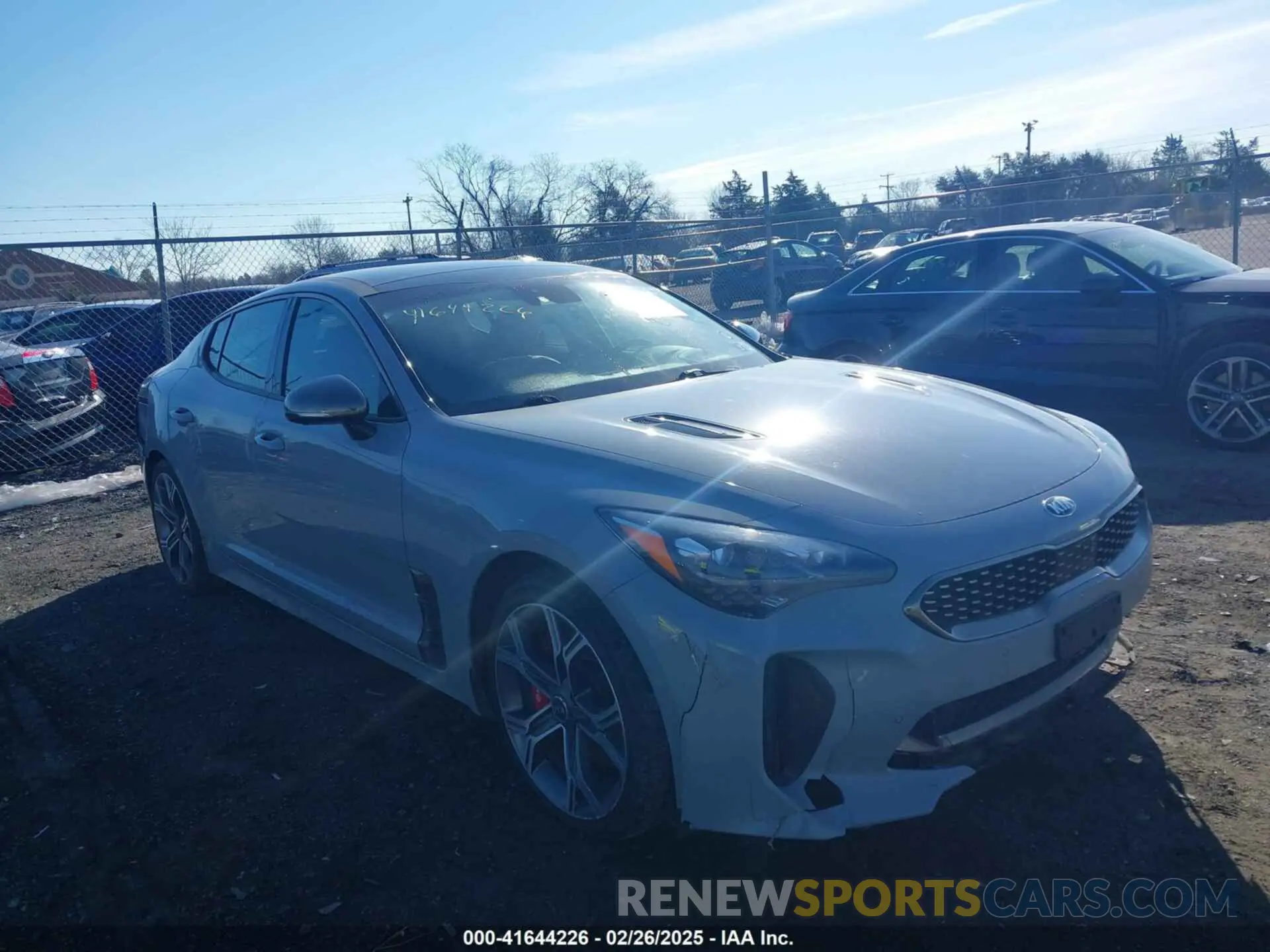 1 Photograph of a damaged car KNAE55LC9K6062469 KIA STINGER 2019