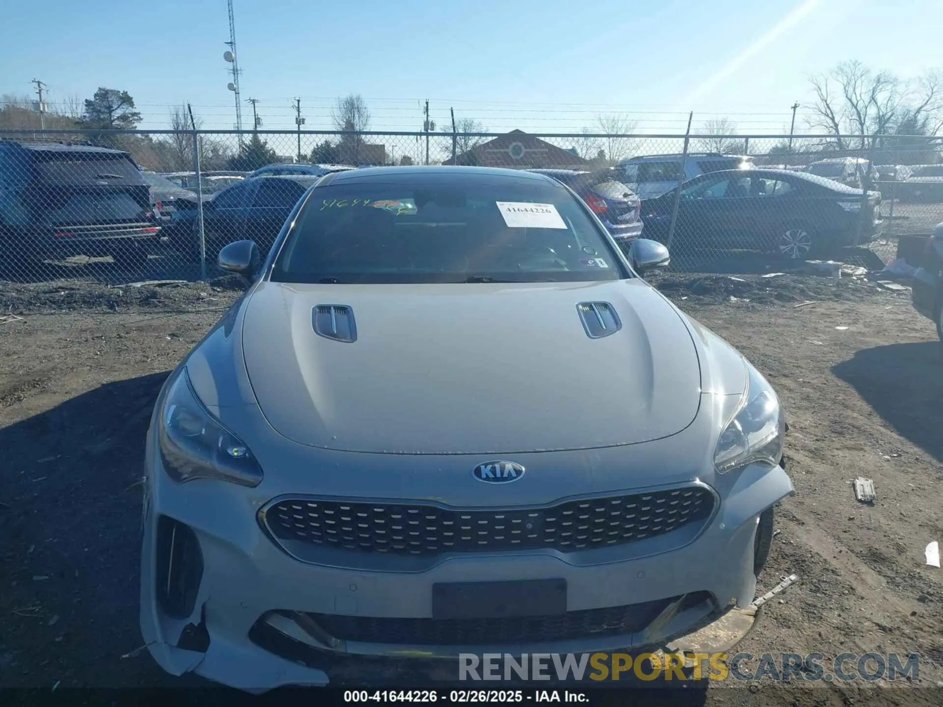12 Photograph of a damaged car KNAE55LC9K6062469 KIA STINGER 2019