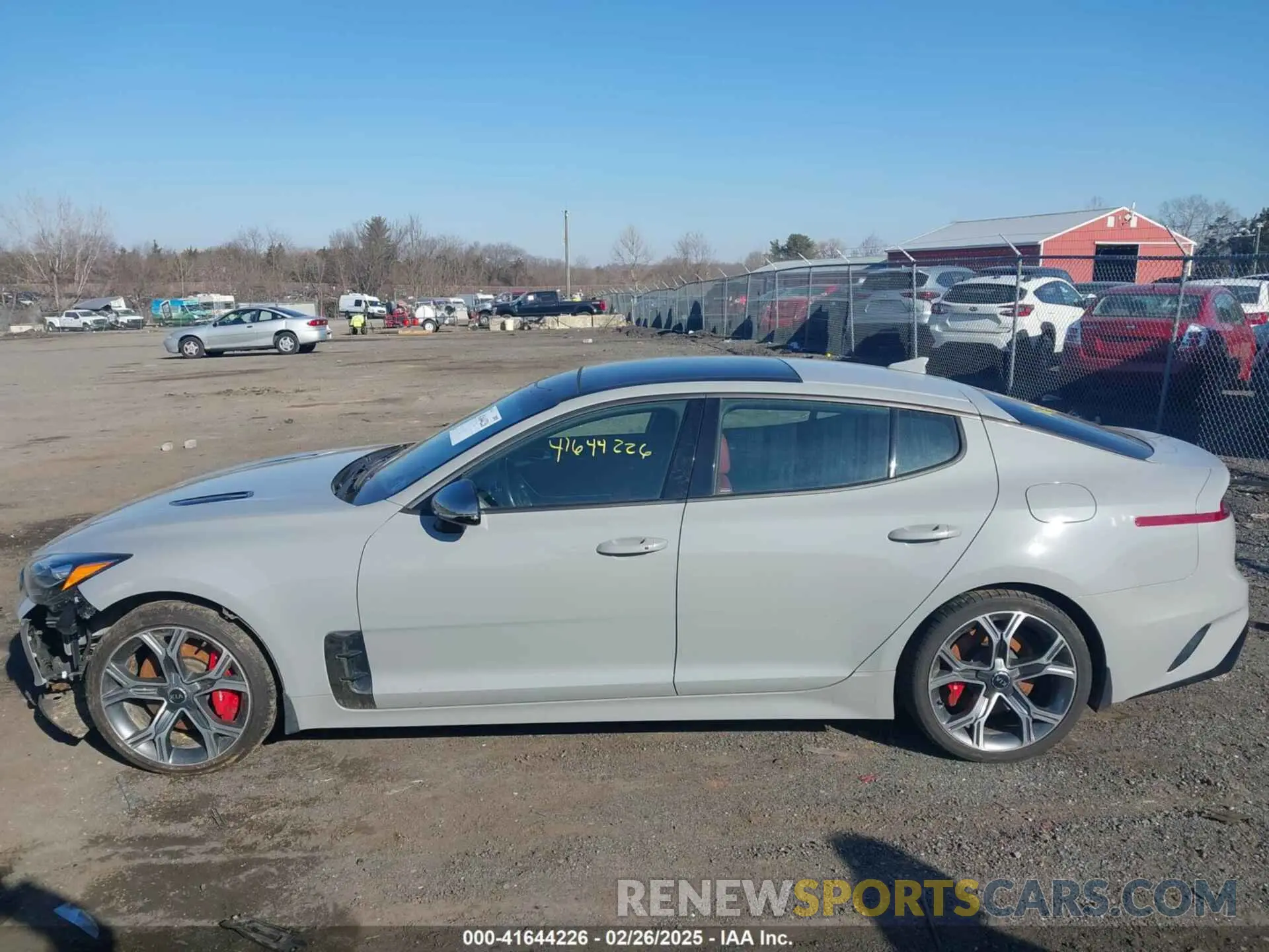 14 Photograph of a damaged car KNAE55LC9K6062469 KIA STINGER 2019
