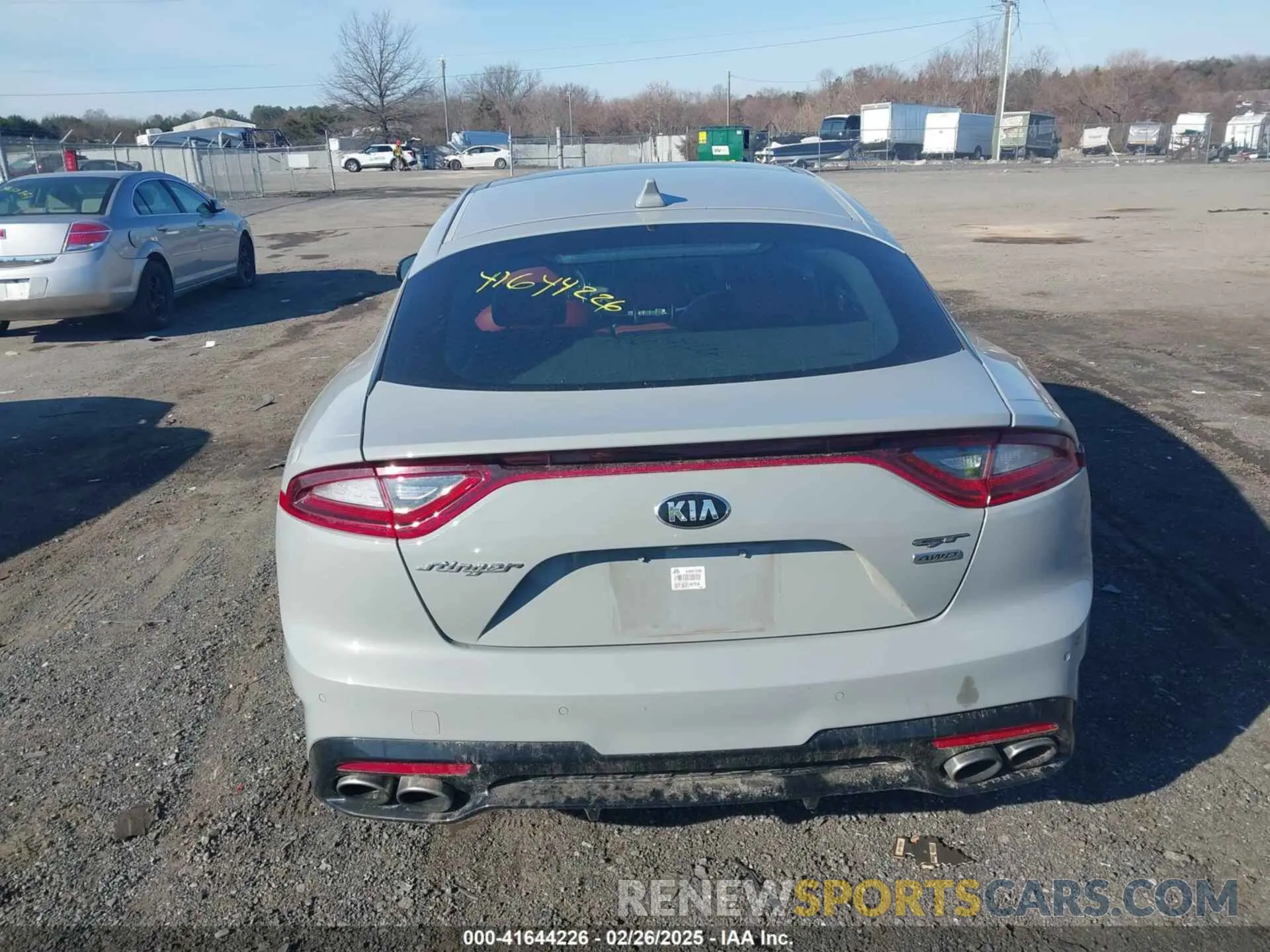 16 Photograph of a damaged car KNAE55LC9K6062469 KIA STINGER 2019