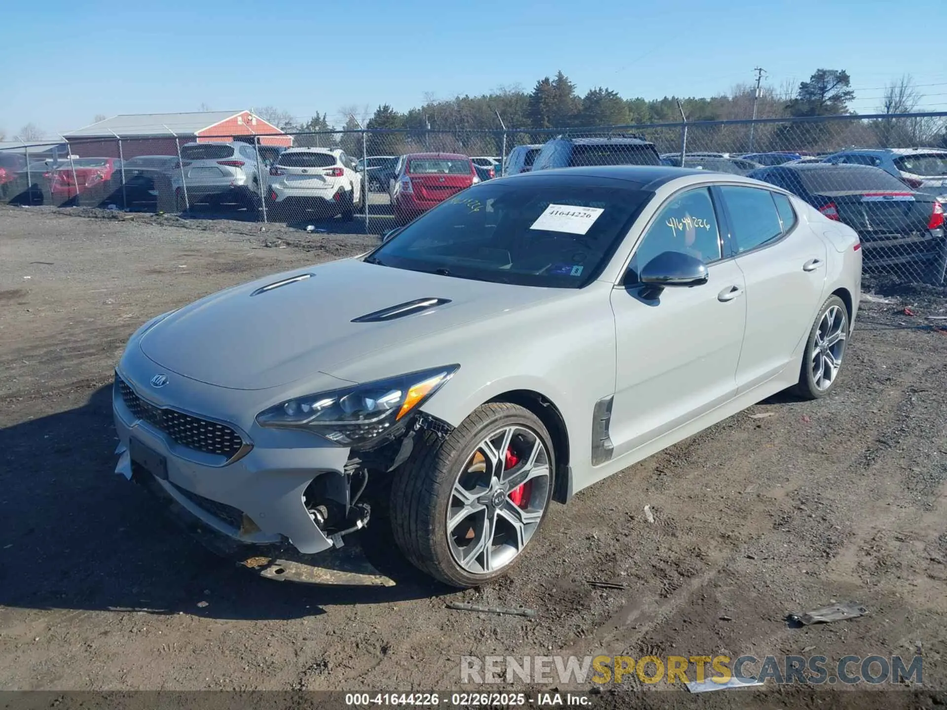 2 Photograph of a damaged car KNAE55LC9K6062469 KIA STINGER 2019