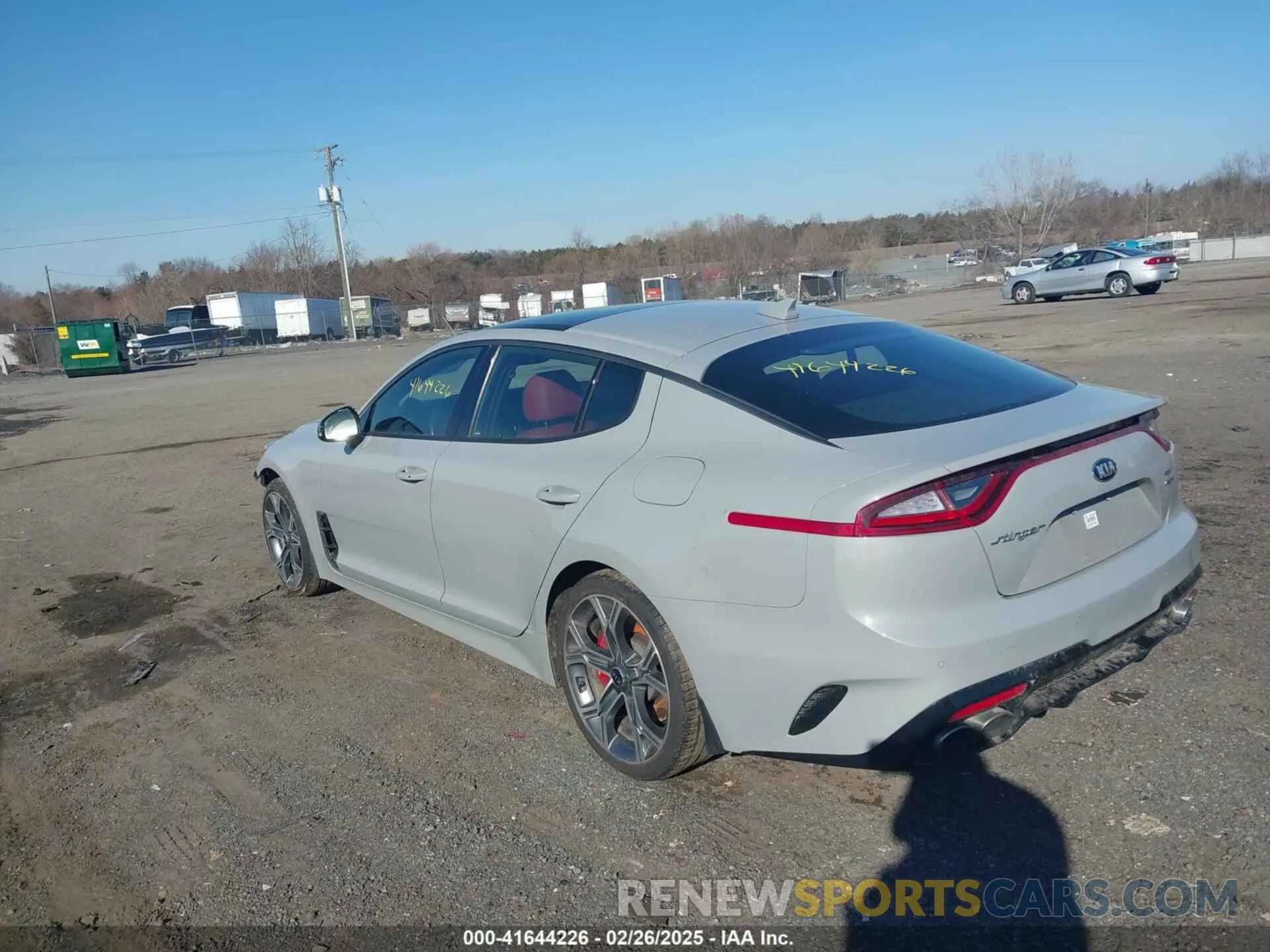 3 Photograph of a damaged car KNAE55LC9K6062469 KIA STINGER 2019