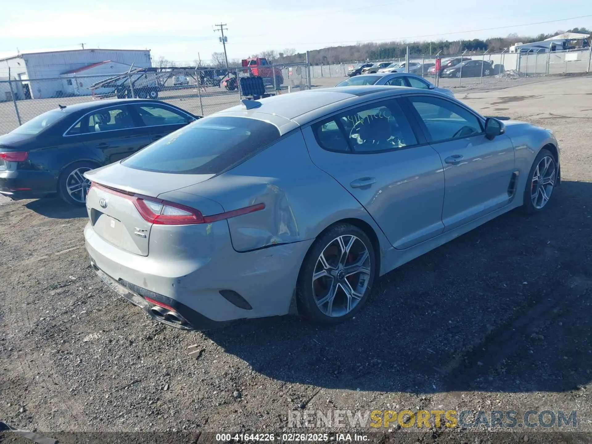4 Photograph of a damaged car KNAE55LC9K6062469 KIA STINGER 2019