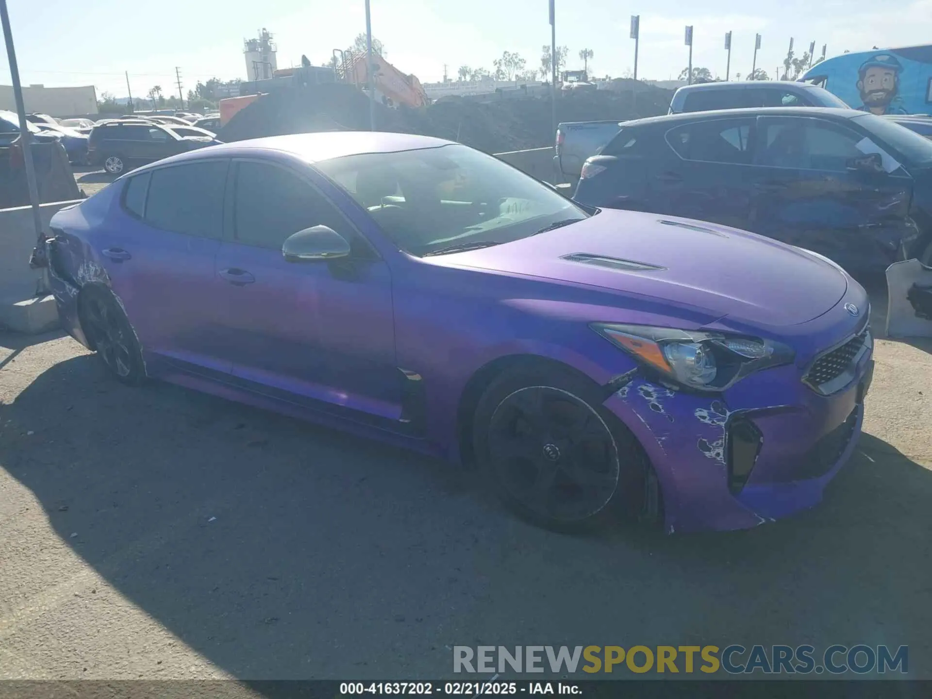 13 Photograph of a damaged car KNAE15LA1L6078533 KIA STINGER 2020