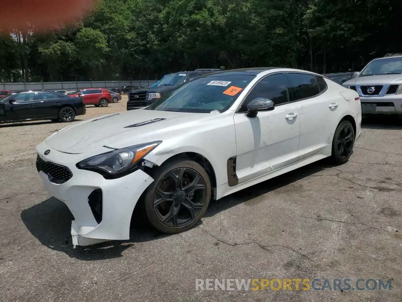 1 Photograph of a damaged car KNAE15LA2L6082719 KIA STINGER 2020