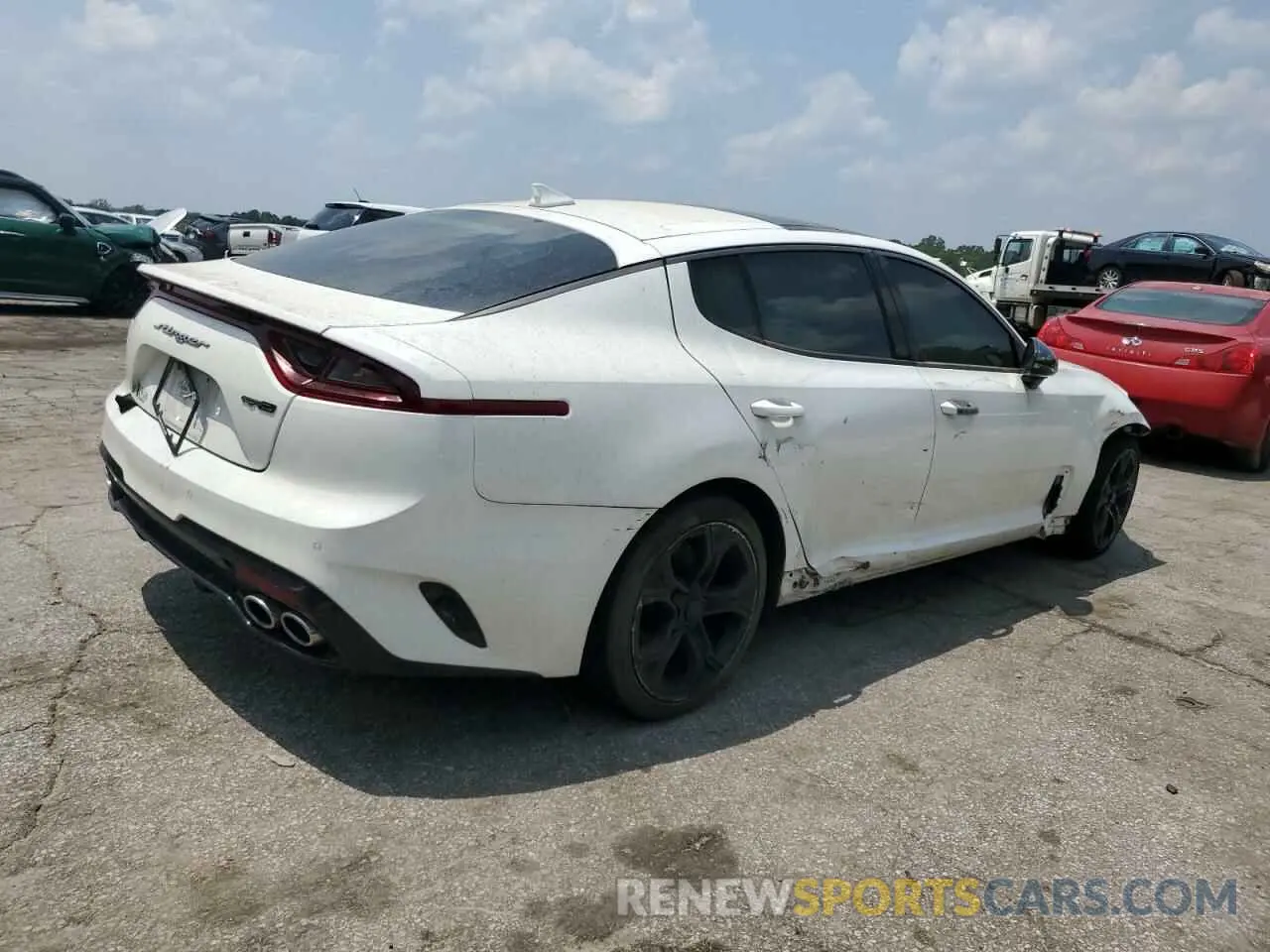 3 Photograph of a damaged car KNAE15LA2L6082719 KIA STINGER 2020