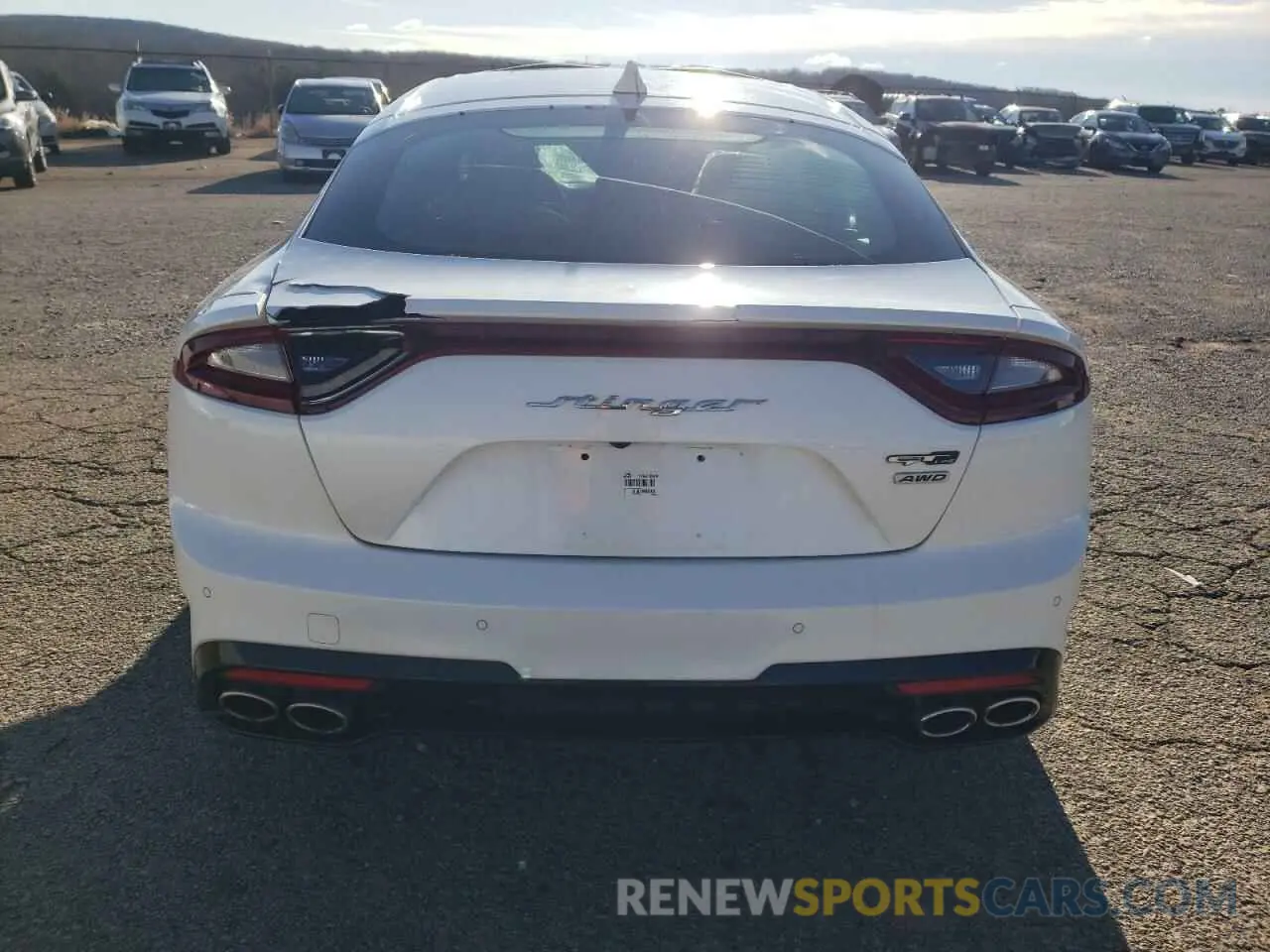 6 Photograph of a damaged car KNAE15LA3L6079196 KIA STINGER 2020