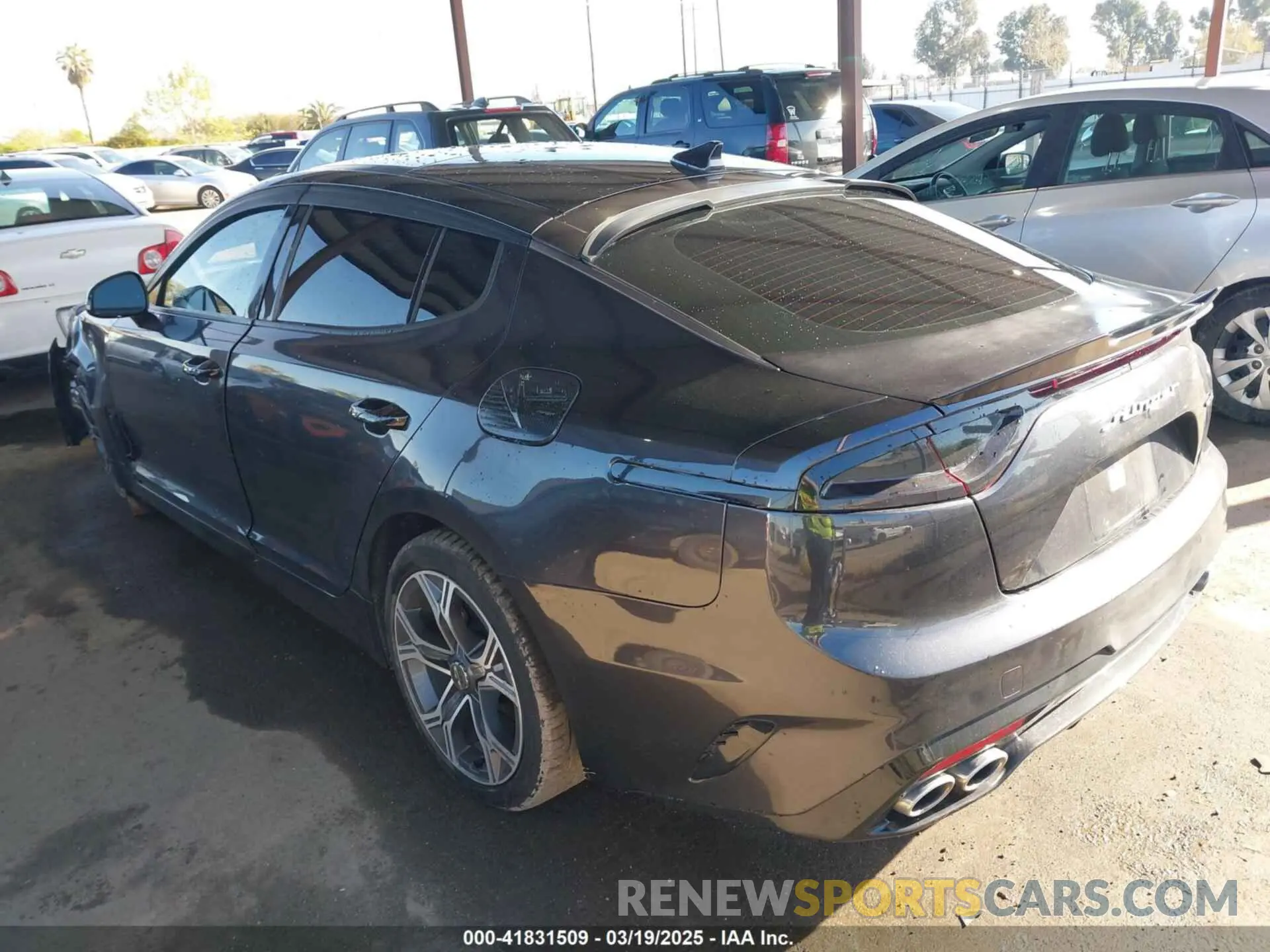3 Photograph of a damaged car KNAE15LA7L6074843 KIA STINGER 2020