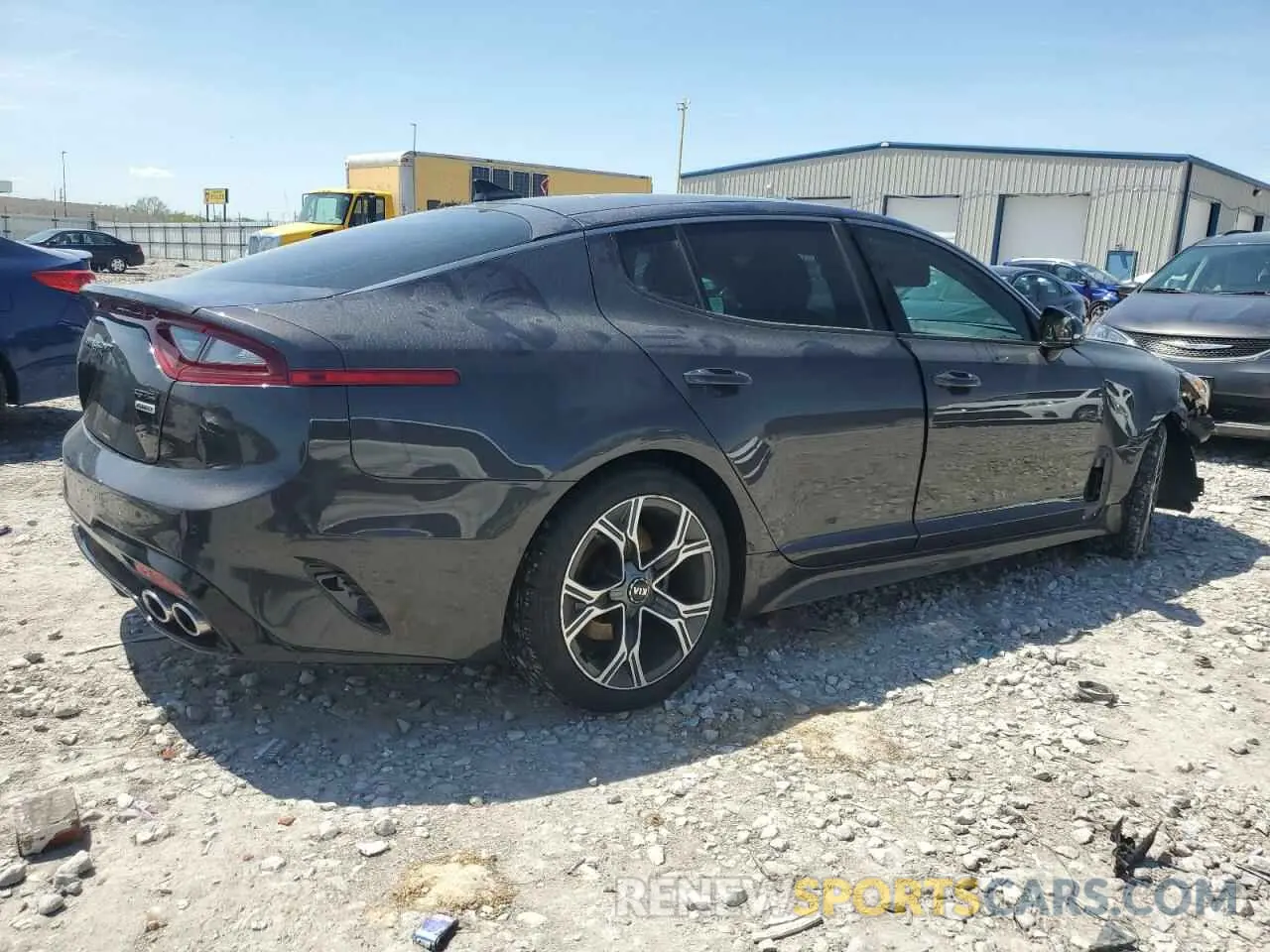 3 Photograph of a damaged car KNAE15LA7L6077211 KIA STINGER 2020
