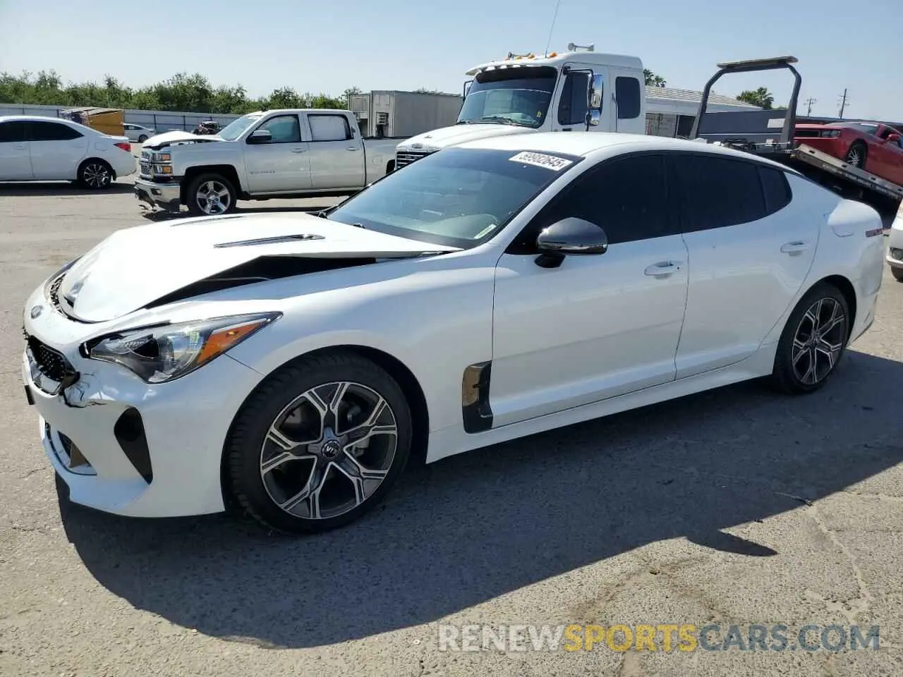 1 Photograph of a damaged car KNAE15LA7L6077242 KIA STINGER 2020