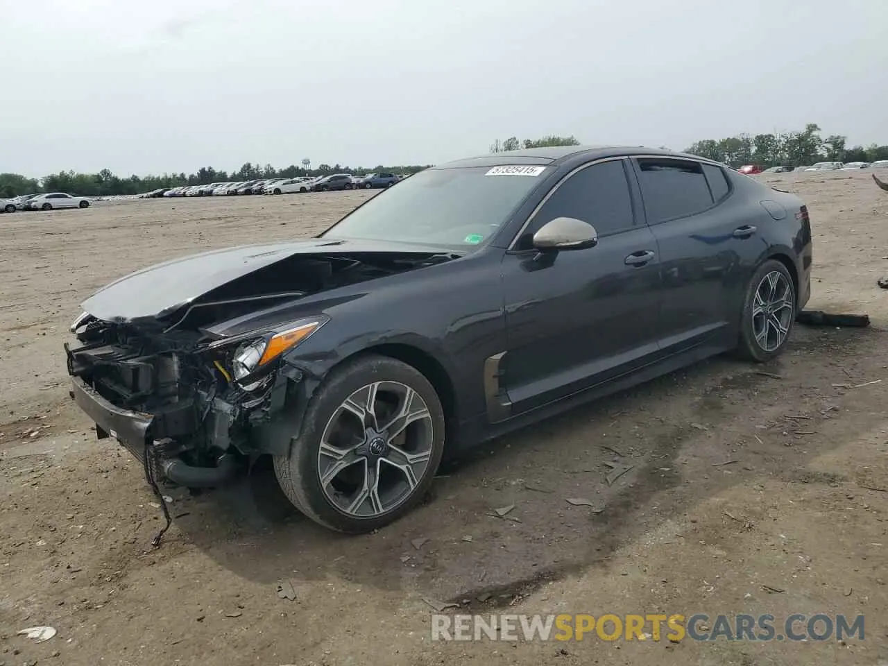 1 Photograph of a damaged car KNAE15LA8L6079484 KIA STINGER 2020