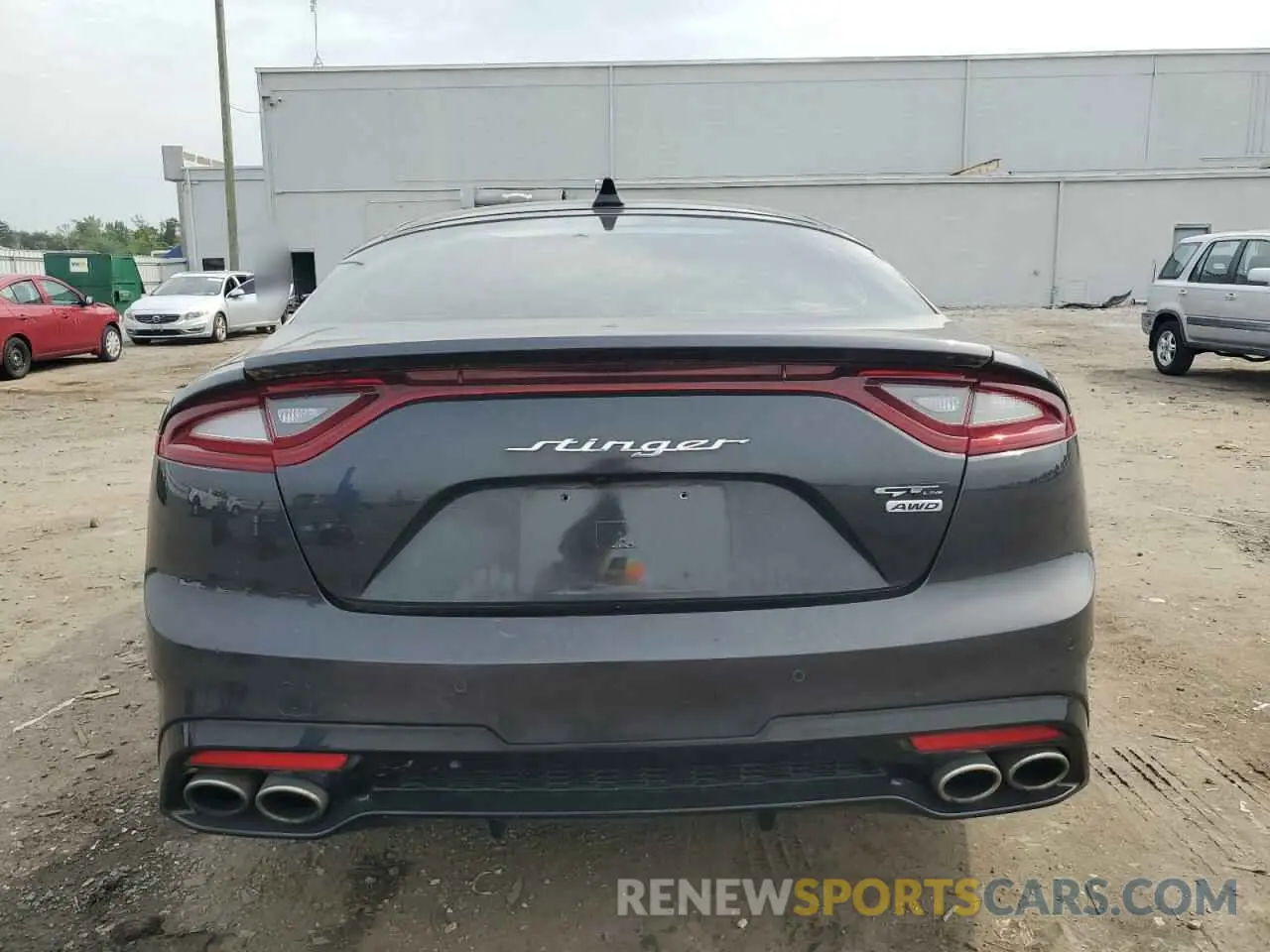 6 Photograph of a damaged car KNAE15LA8L6079484 KIA STINGER 2020