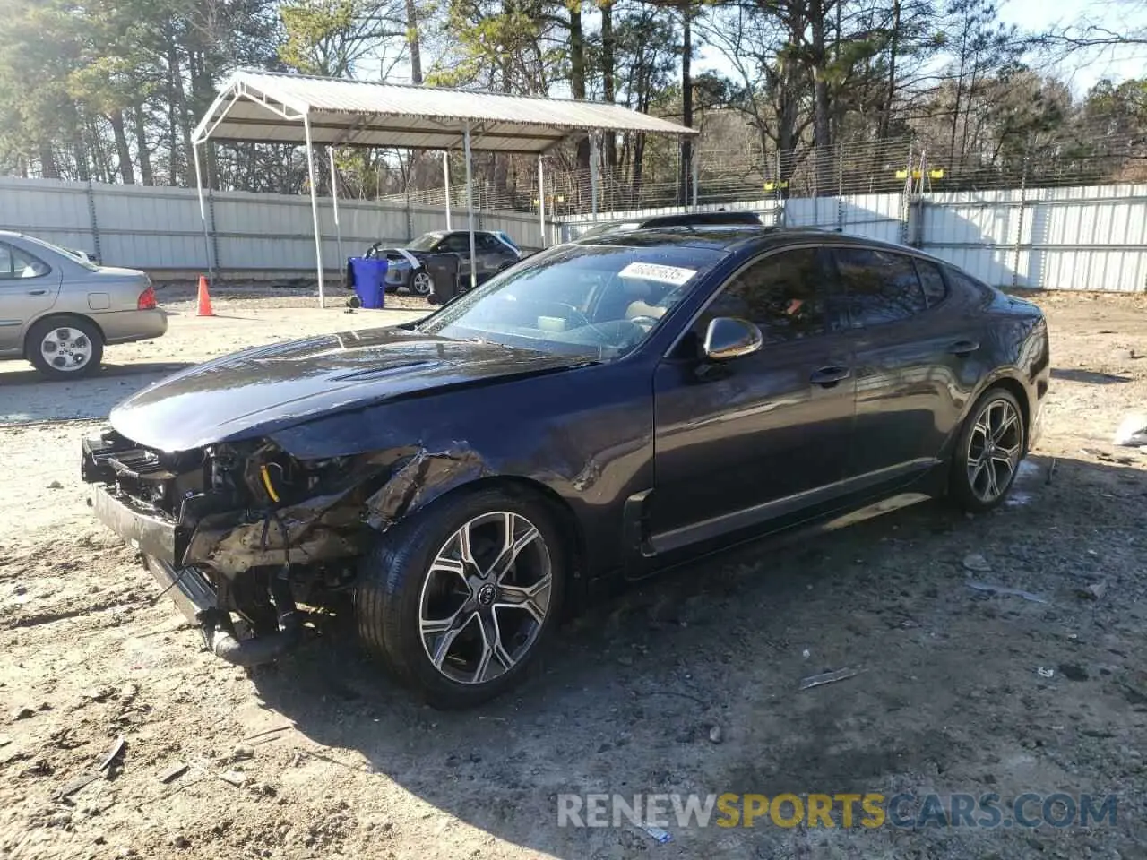 1 Photograph of a damaged car KNAE15LA9L6082328 KIA STINGER 2020