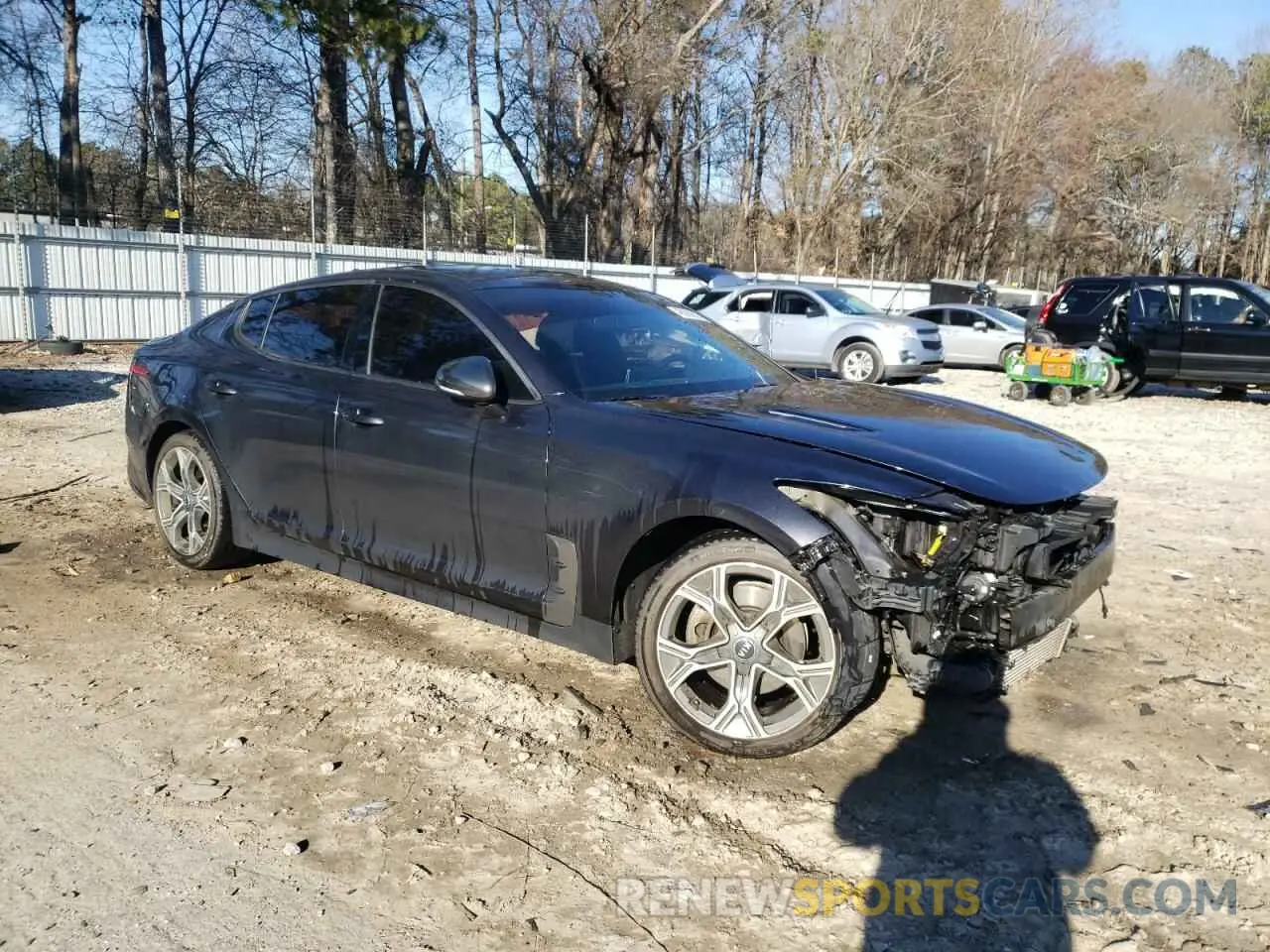 4 Photograph of a damaged car KNAE15LA9L6082328 KIA STINGER 2020