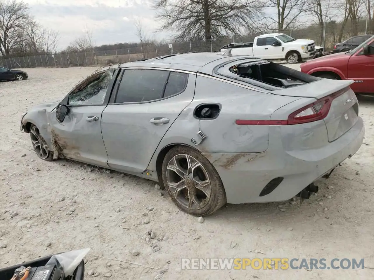 2 Photograph of a damaged car KNAE15LA9M6093105 KIA STINGER 2020