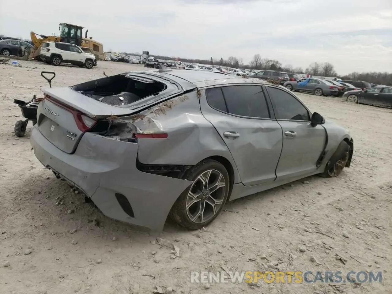 3 Photograph of a damaged car KNAE15LA9M6093105 KIA STINGER 2020
