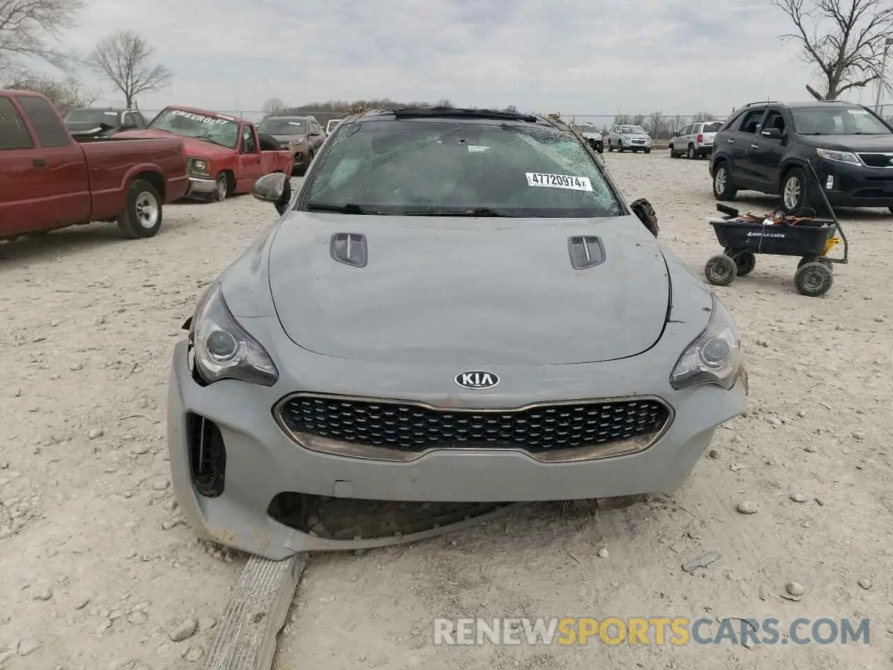 5 Photograph of a damaged car KNAE15LA9M6093105 KIA STINGER 2020