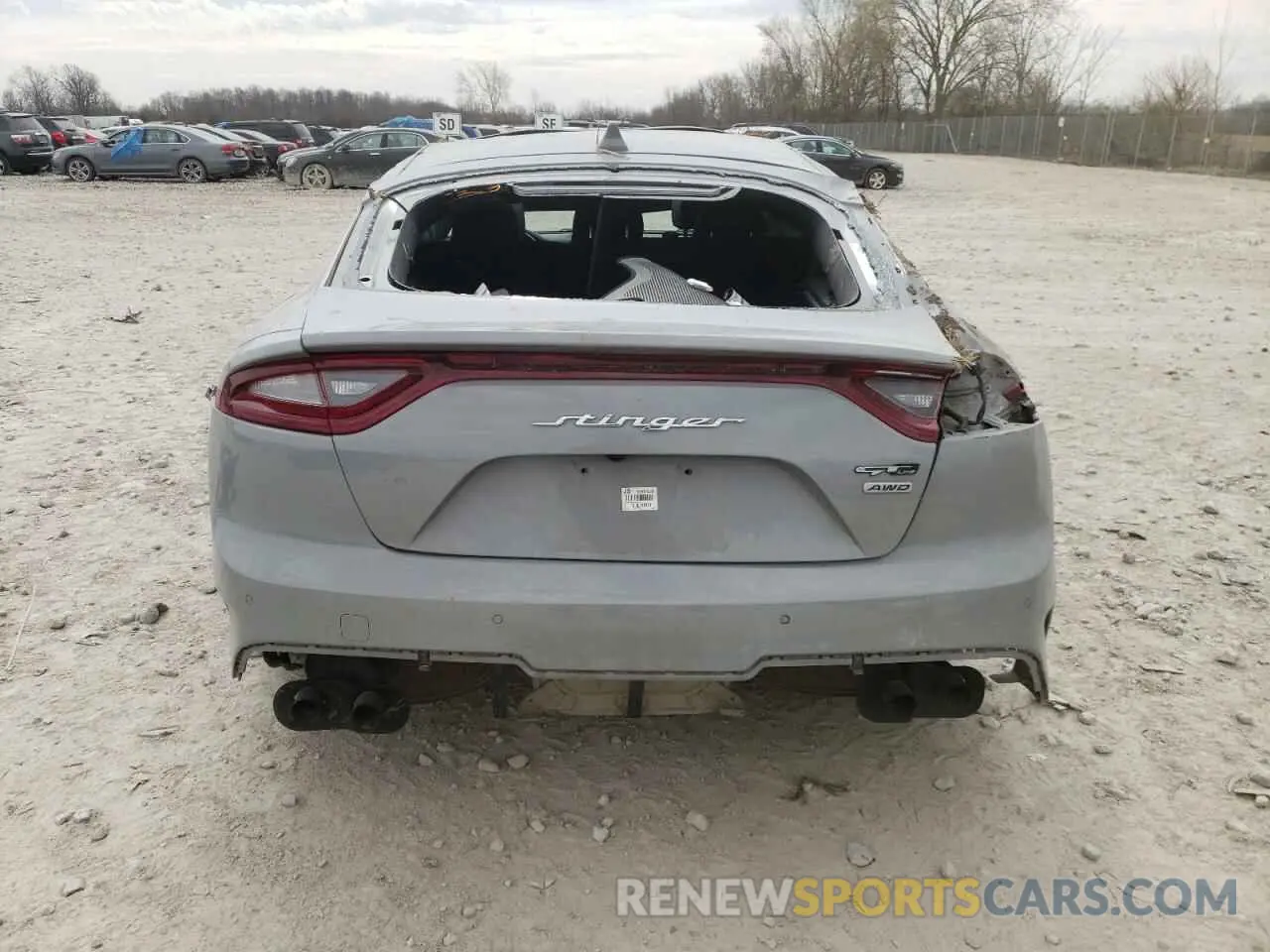 6 Photograph of a damaged car KNAE15LA9M6093105 KIA STINGER 2020