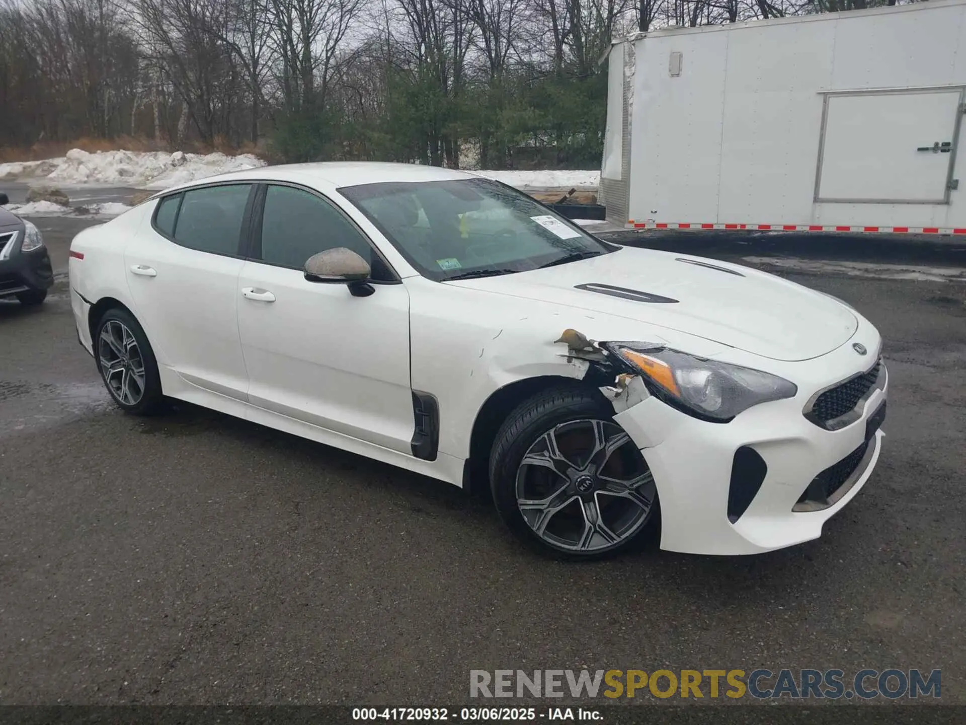 1 Photograph of a damaged car KNAE15LAXL6073797 KIA STINGER 2020
